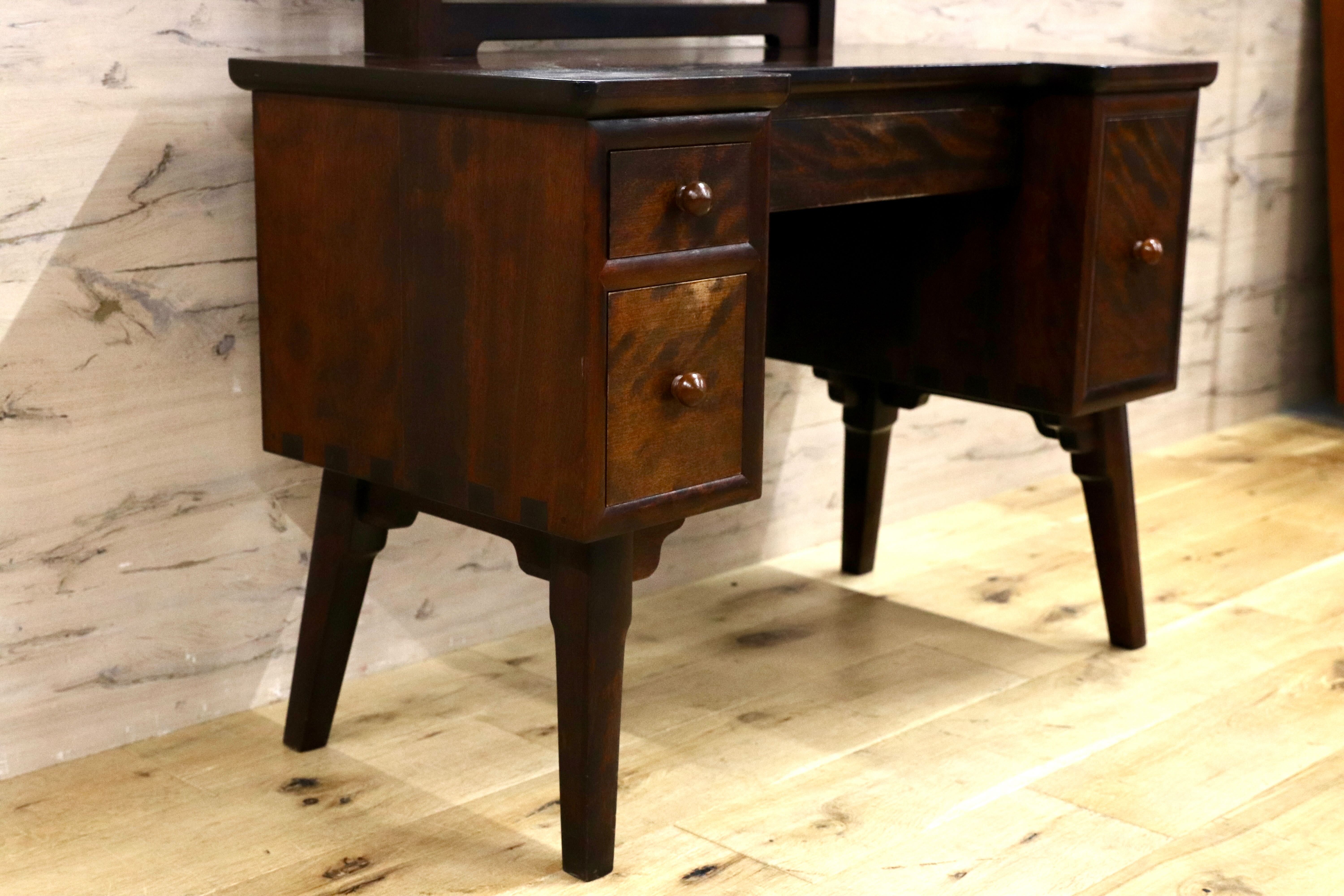 GMHS324○松本民芸家具 ドレッサー 鏡台 化粧台 和家具 ミズメザクラ