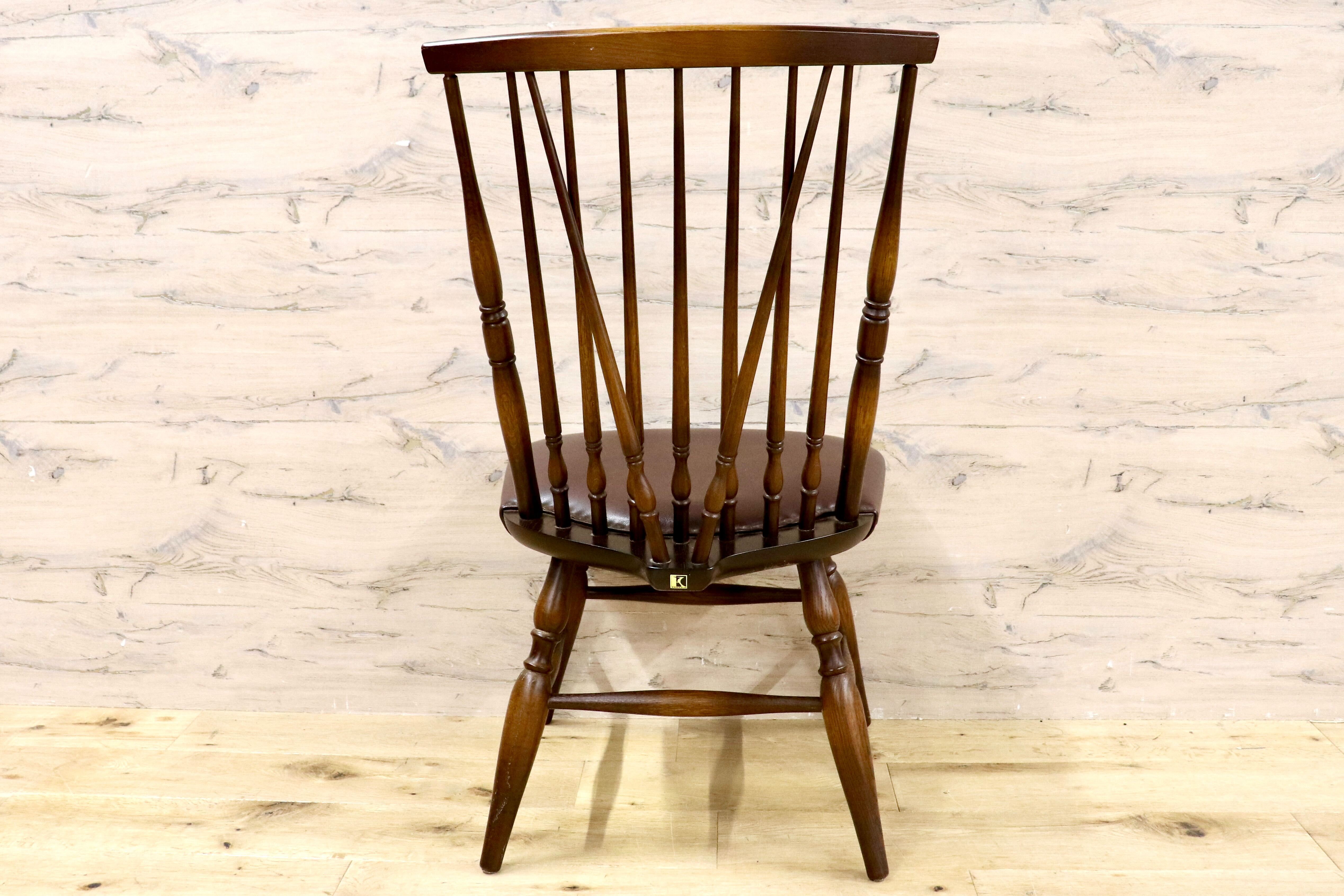 GMHH393B○飛騨産業 / HIDA キツツキ ダイニングチェアウィンザー