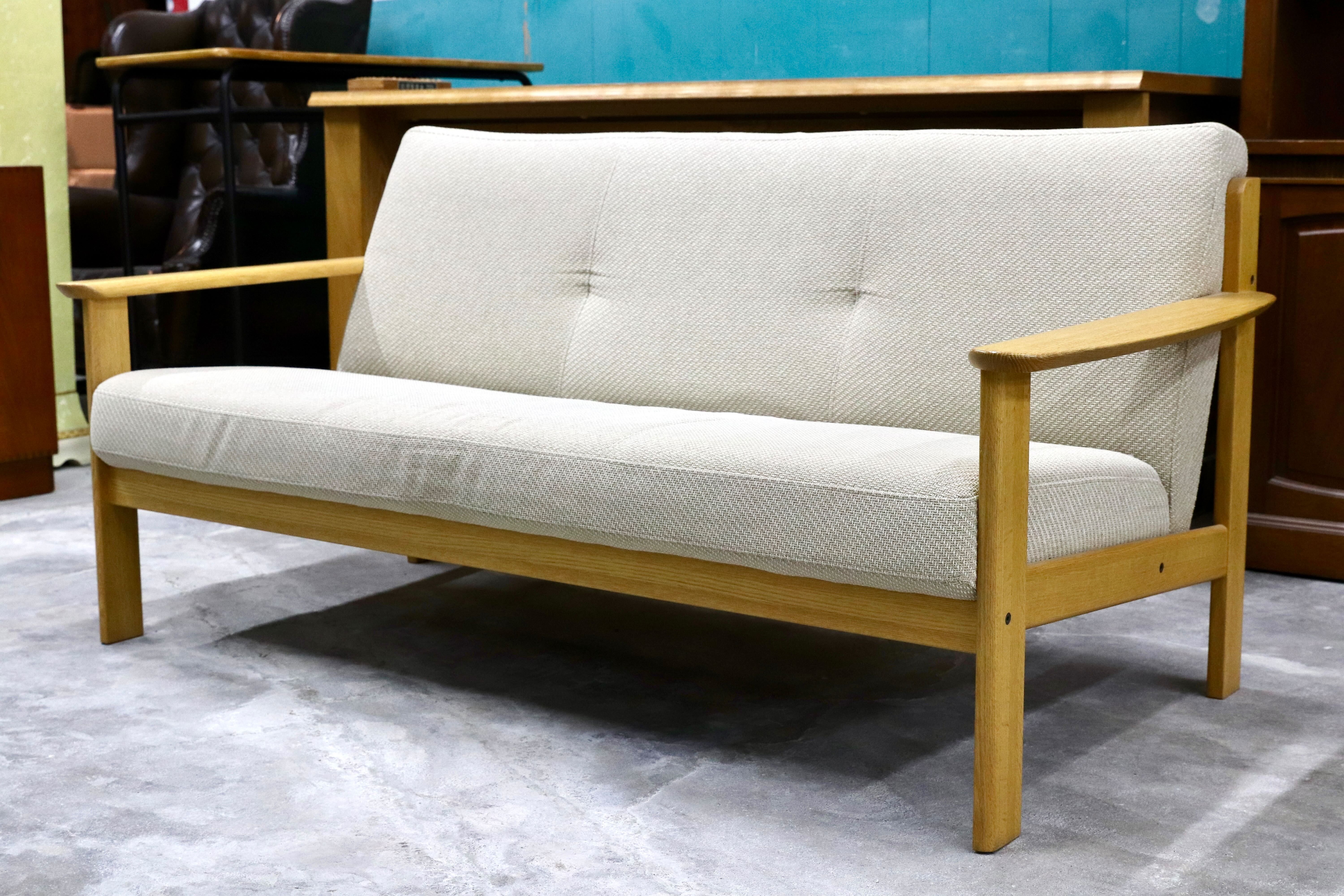 カリモク Citano チターノ 3人掛ソファ ファブリック カウチ karimoku