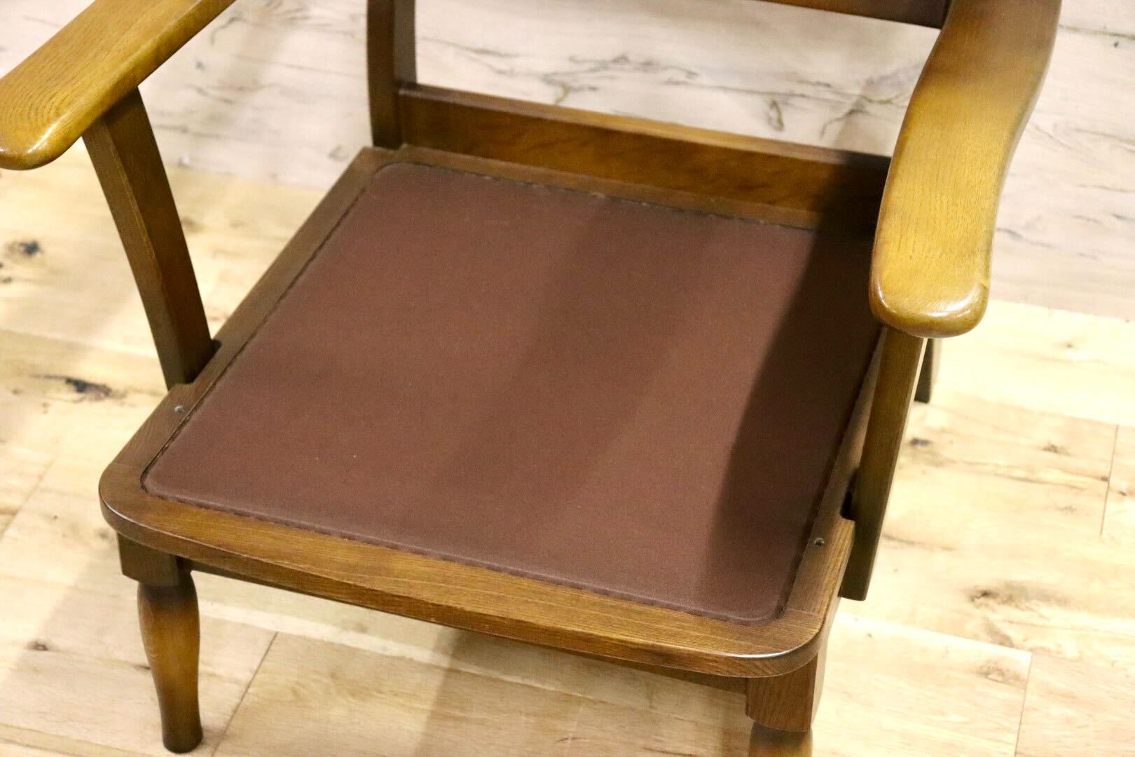 GMHS257B○飛騨産業 / HIDA キツツキ 穂高 アームチェア 1人掛けソファ