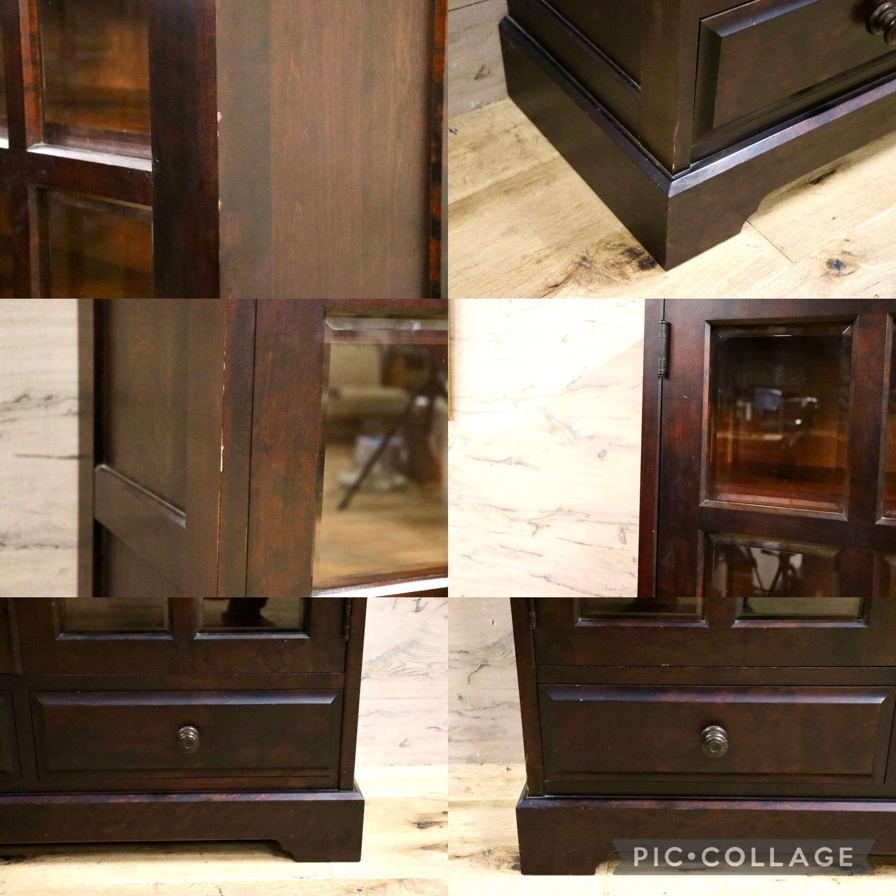 GMHN61○北海道民芸家具 本棚 書棚 ブックシェルフ 飾り棚