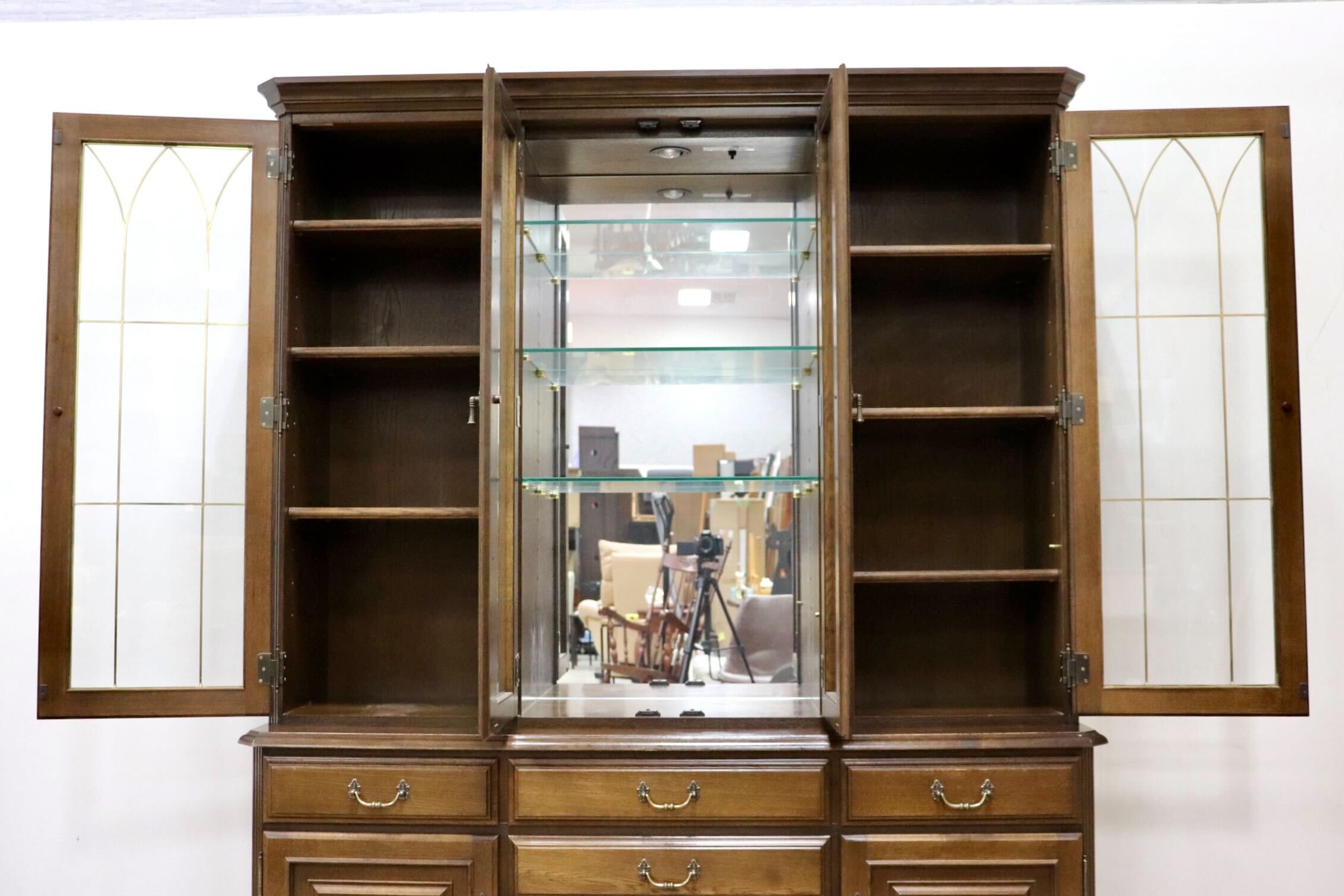 カリモク ドマーニ クィーンズライフ カップボード 飾り棚