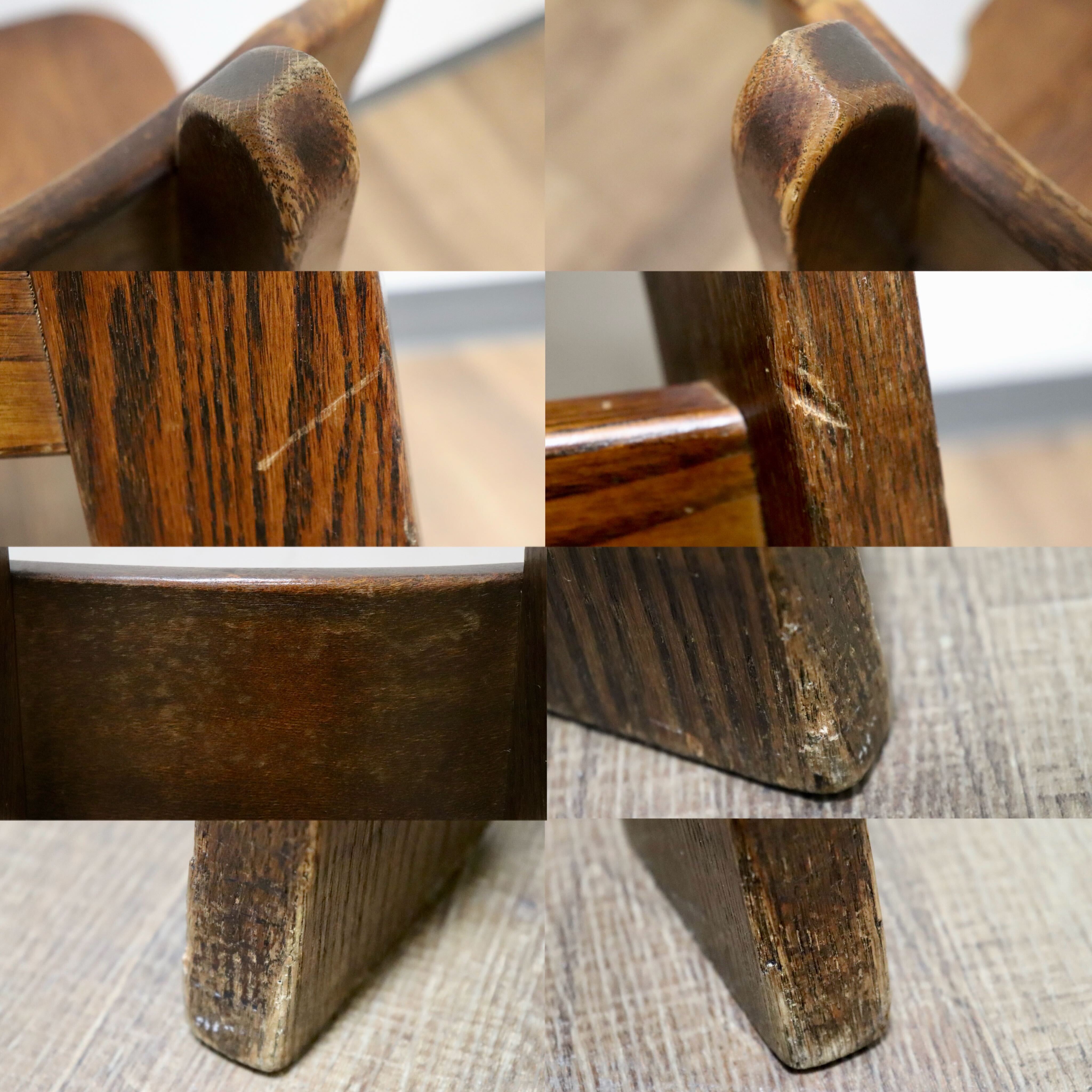 GMHH172○オランダ製 ダッチカントリー ダイニングチェア アームレス