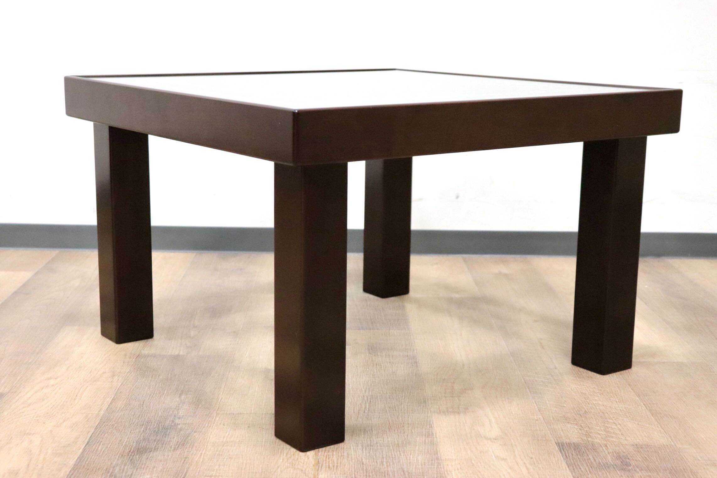 GMGF111○モリシゲ / MORISHIGE トレント サイドテーブル ガラス