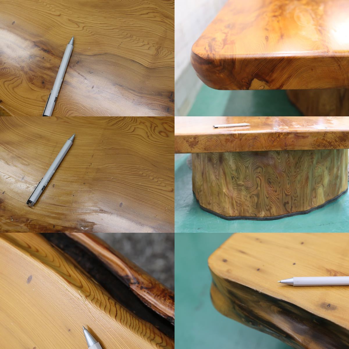 GMFO○世界遺産屋久杉 最高級 センターテーブル リビングテーブル 座卓