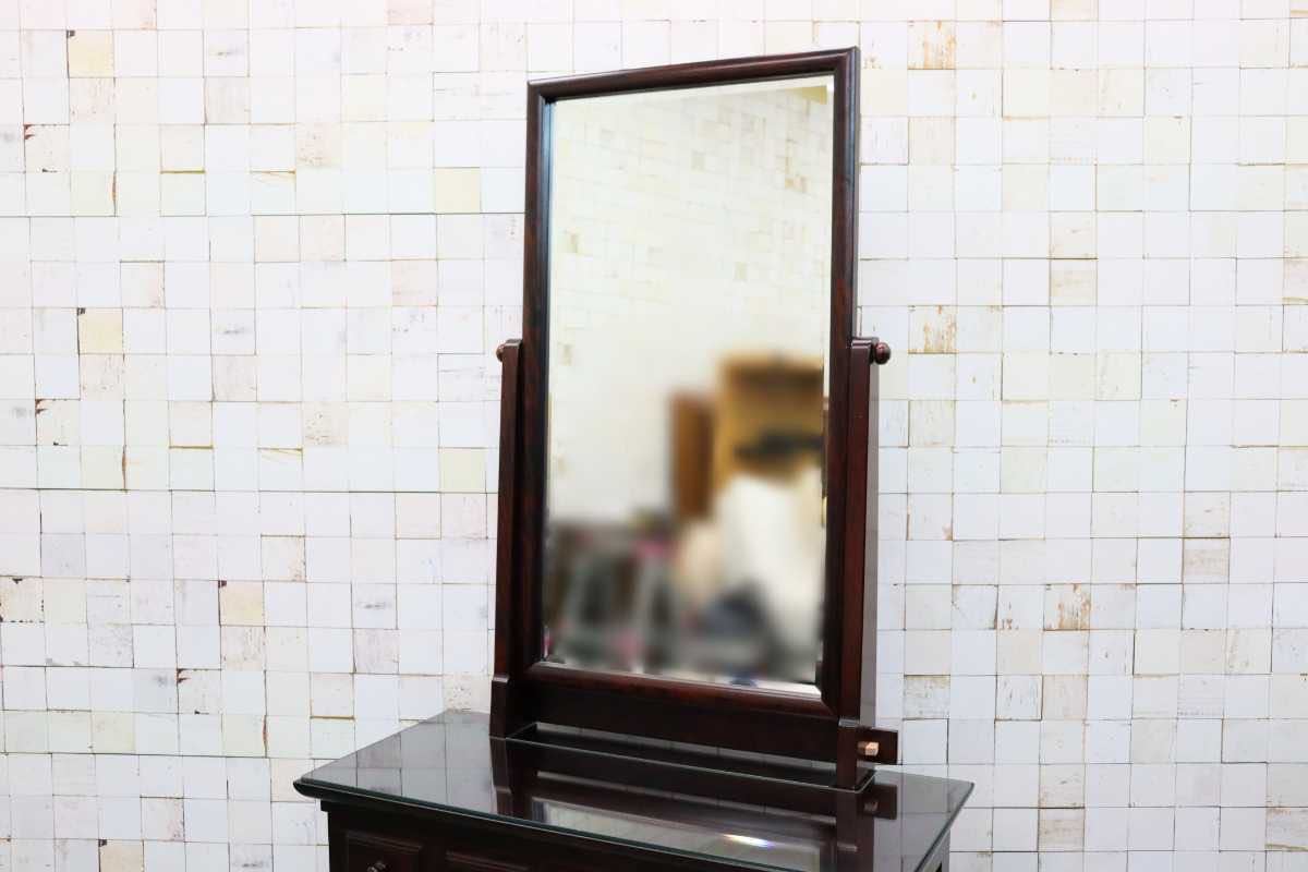 GMFH276○九州民芸家具 鏡台 ドレッサー 桜材 天然木 伝統工芸 和家具 和室