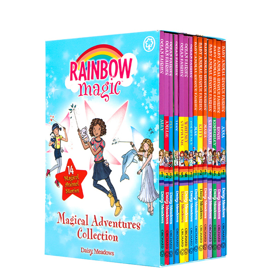 レインボーマジックフェアリー14巻ギフトボックスセット - 英語の本