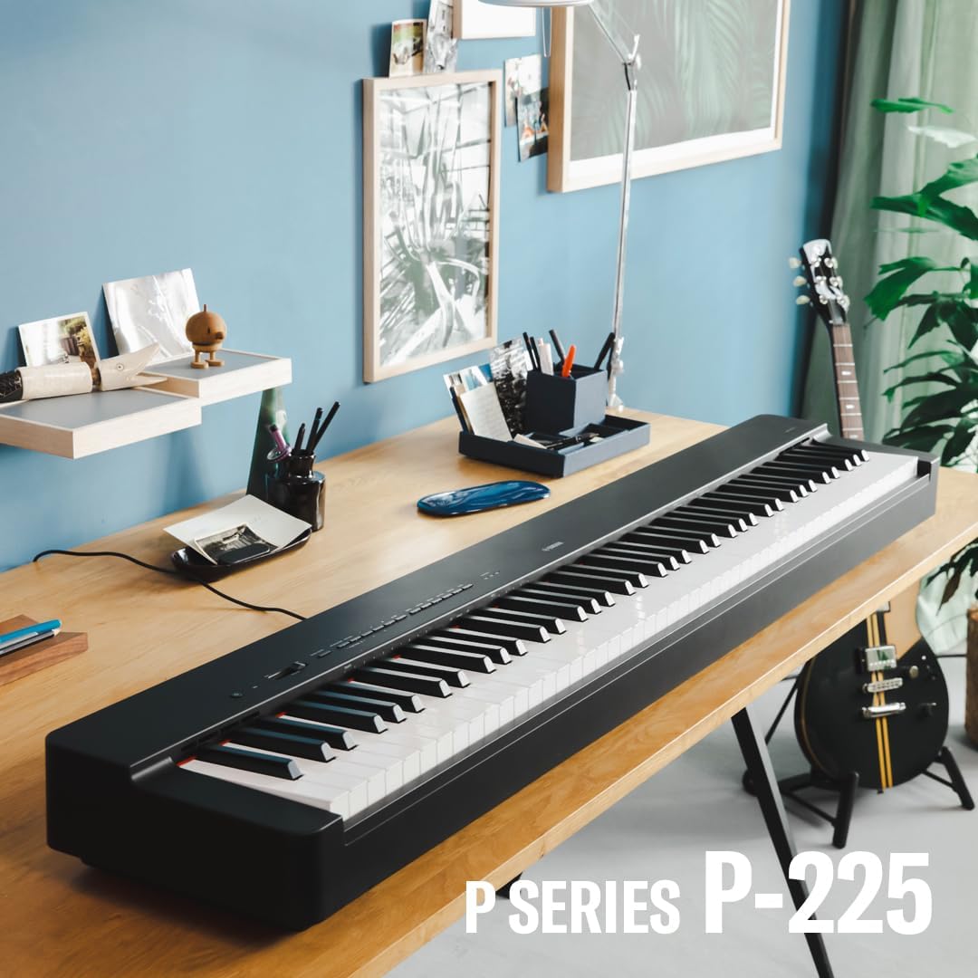 月額7,980円：YAMAHA 電子ピアノ P-225B ブラック – GYMGATE