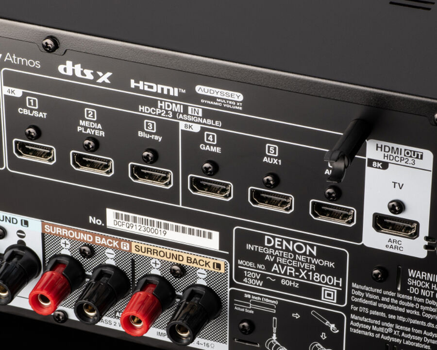 Denon AVR-X1800H 8K AV Receiver Review – Home Media Entertainment