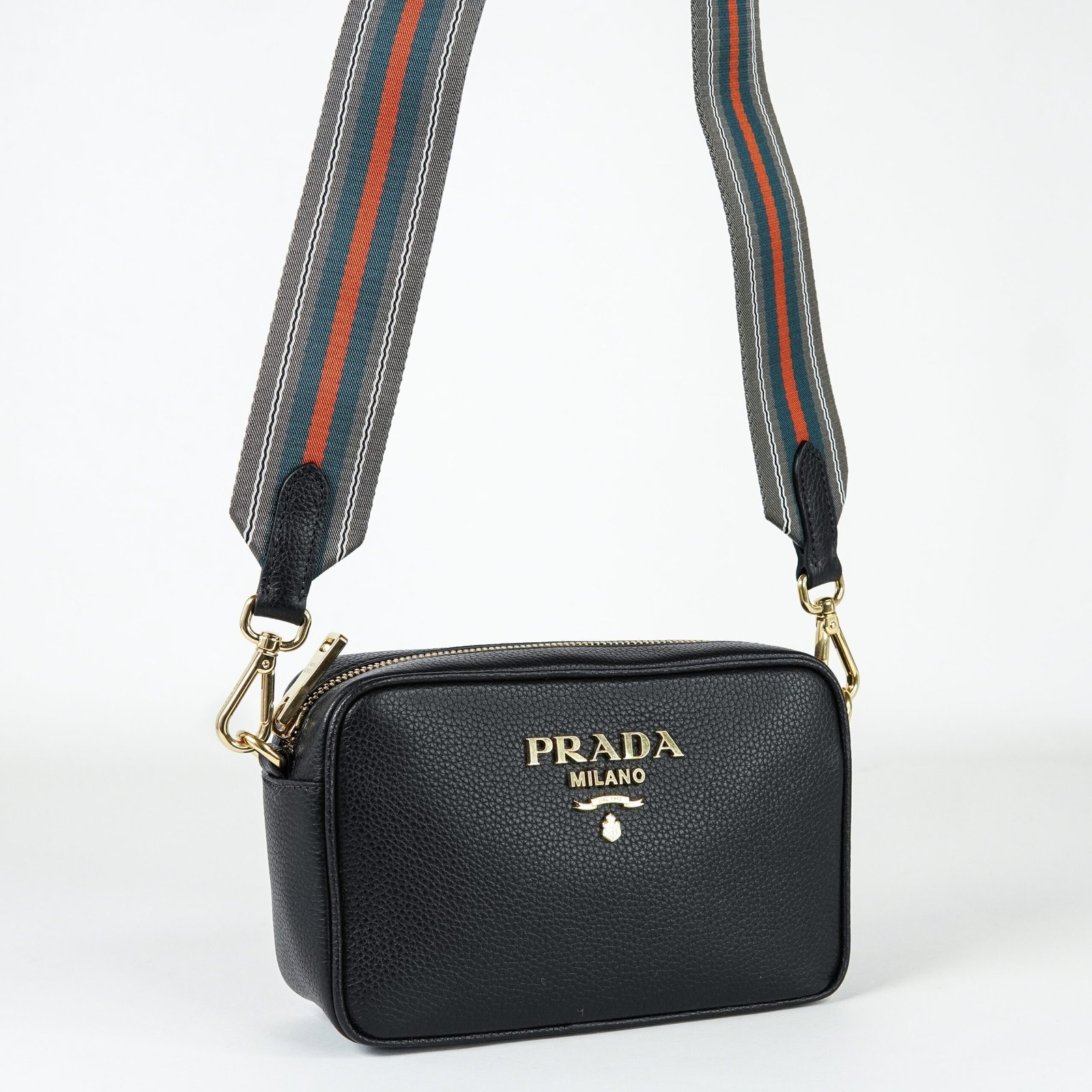 Prada Vitello Phenix Camera bag 1 Zip Guitar Strap – H-Authentica