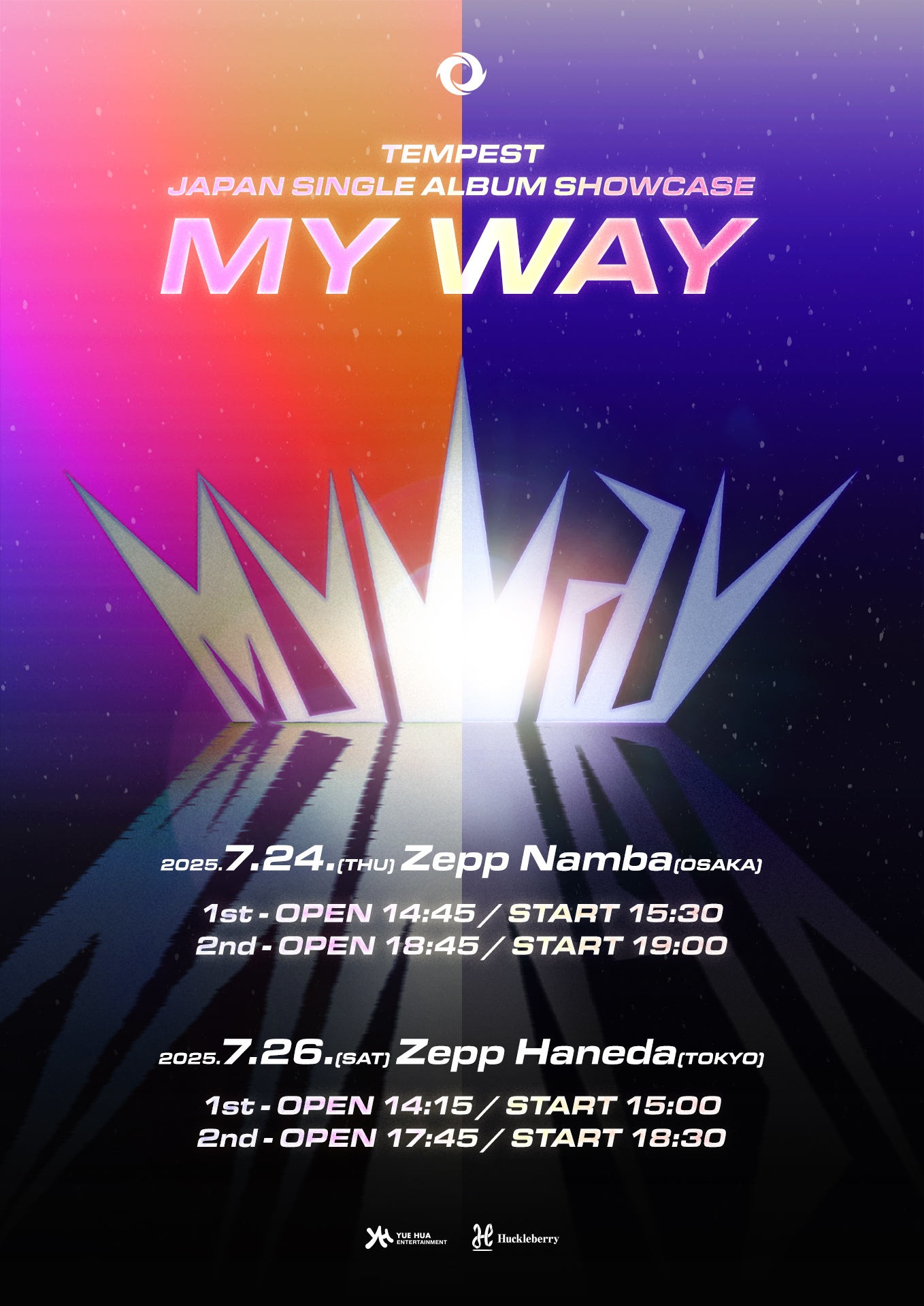 2025 TEMPEST JAPAN SINGLE ALBUM SHOWCASE “My Way”一般発売スタート！