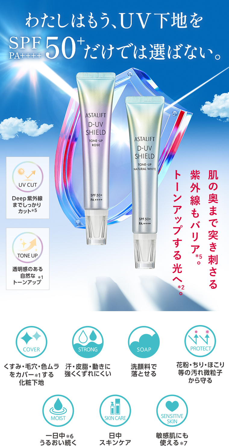 D-UVシールド トーンアップ | FUJIFILM ビューティー&ヘルスケア Online