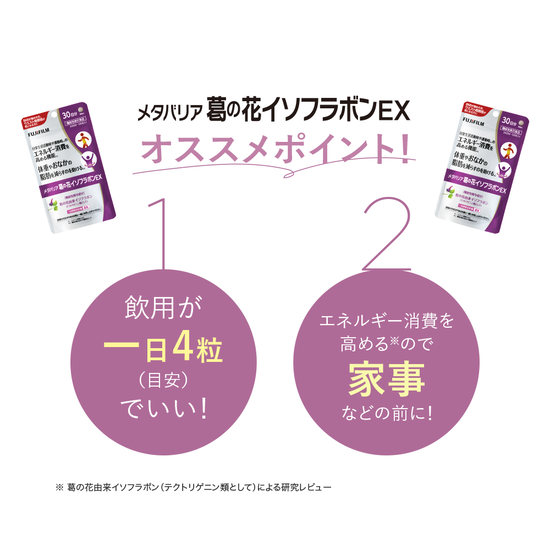 メタバリア葛の花イソフラボンEX | FUJIFILM ビューティー&ヘルスケア
