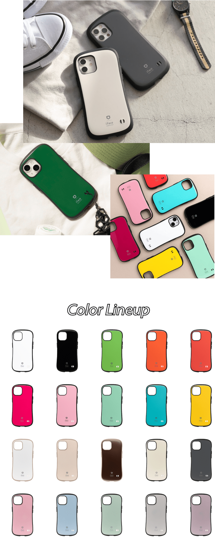 iFace×iPhone15/iPhone15Plus/iPhone15Pro/iPhone15ProMAX対応ケース