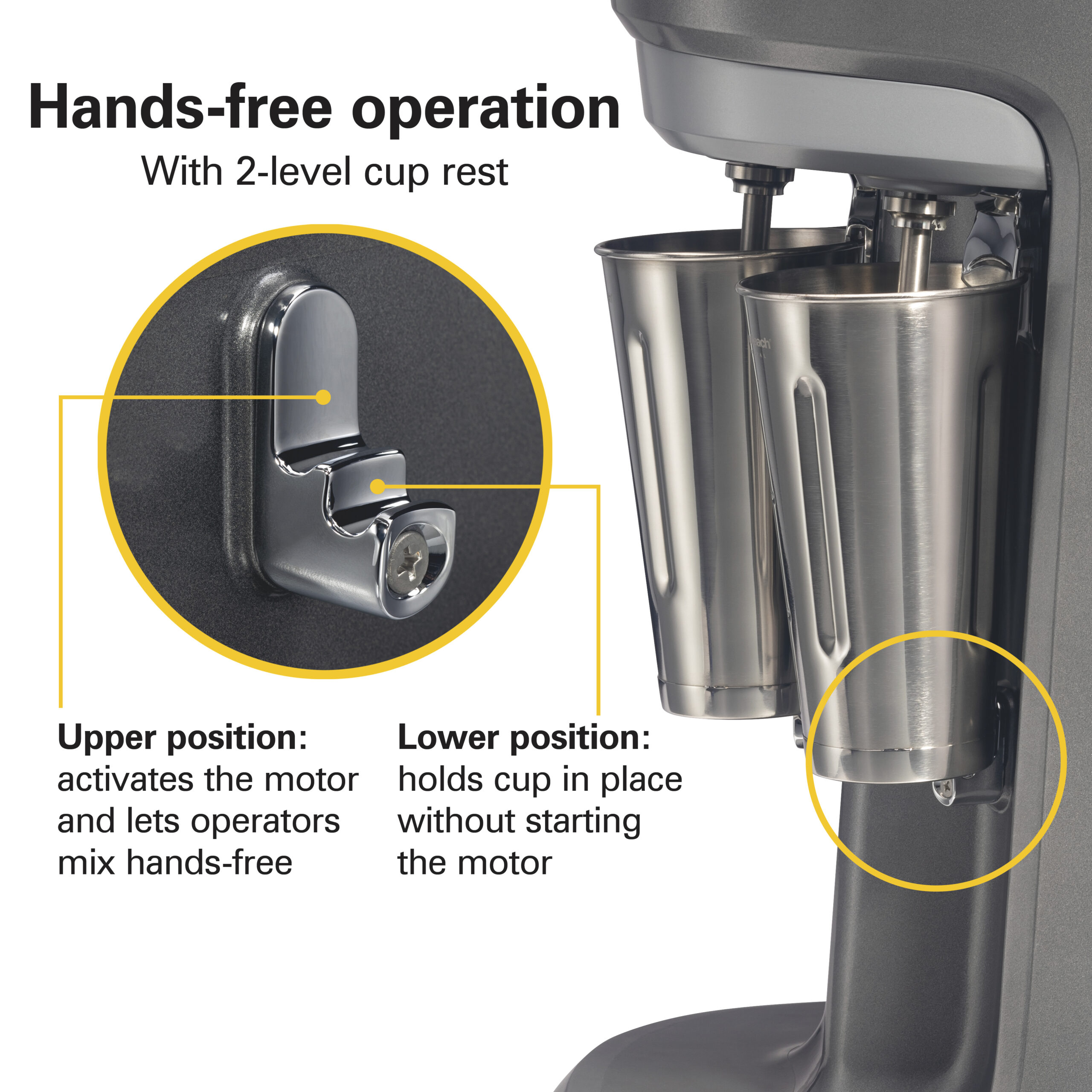 Commercial Triple-Spindle Drink Mixer