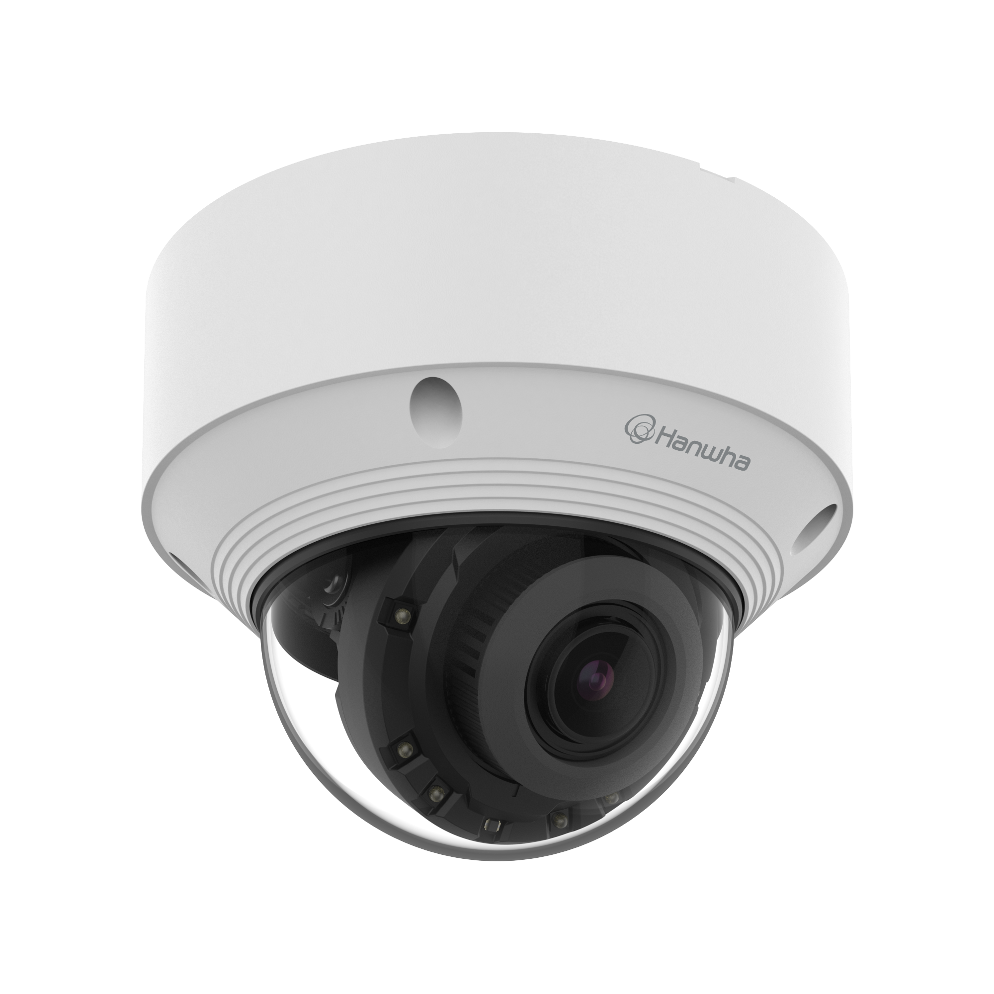 QNV-C6083R AI IR Outdoor Vandal Dome with Varifocal Lens - Hanwha