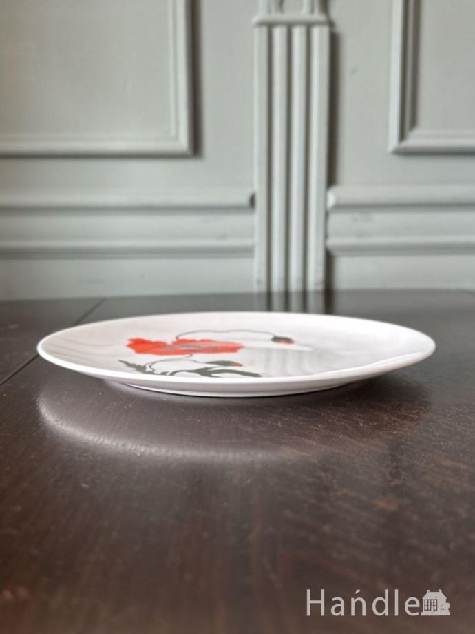 コーンポピーが描かれたスージークーパー（Susie Cooper）、ウェッジ