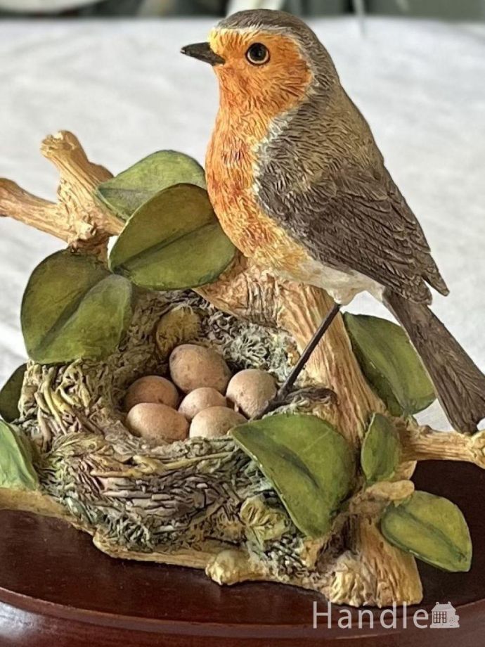 イギリスから届いたビンテージ鳥のオブジェ、Border Fine Artsの