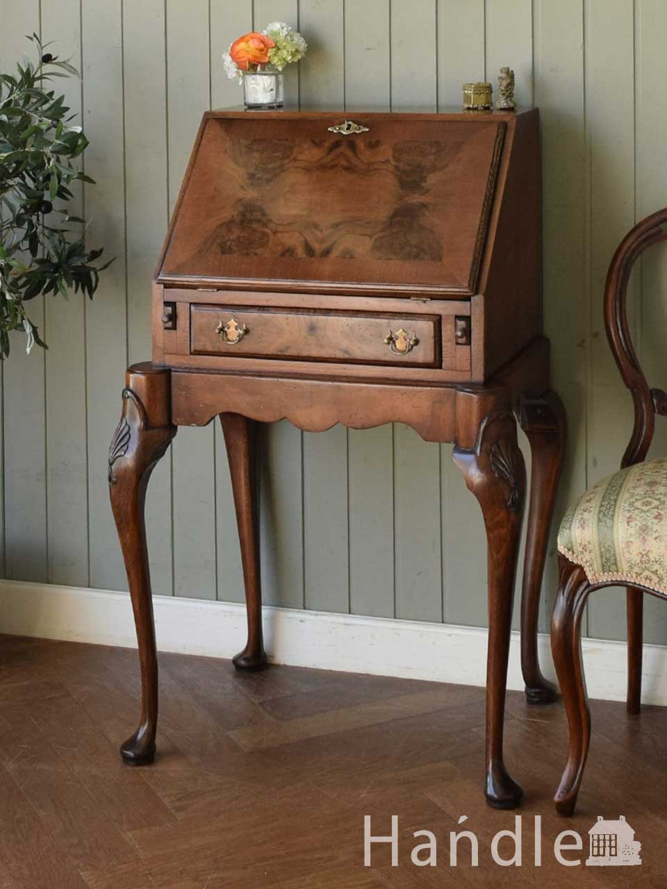 イギリス アンティーク 家具 ジェンティーク ビューロー デスク 机