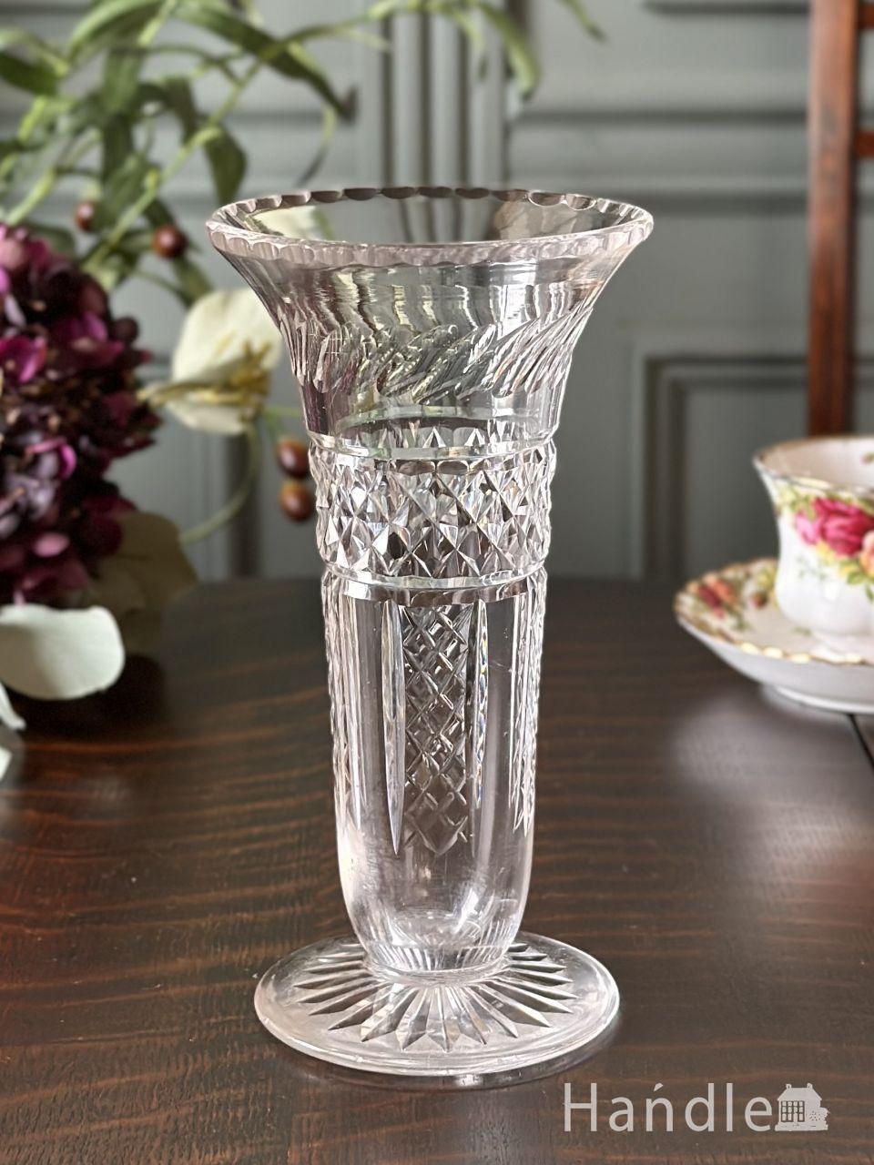 高級感のある大人の英国銀雑貨、アンティークシルバーのフラワーベース