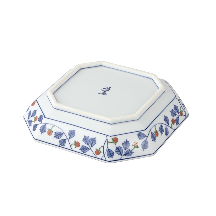 源右衛門窯 有田焼 方皿 木箱付き 源右衛門窯 有田焼 方皿 木箱付き