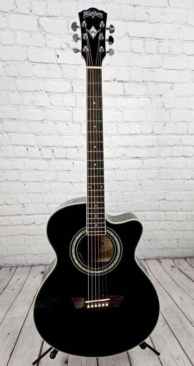 Washburn Festival EA12B Mini Jumbo Acoustic/Electric Guitar