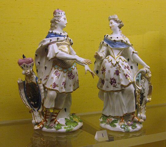 マイセン磁器の国のアウグスト「弱王」と妃マリア・ヨーゼファ