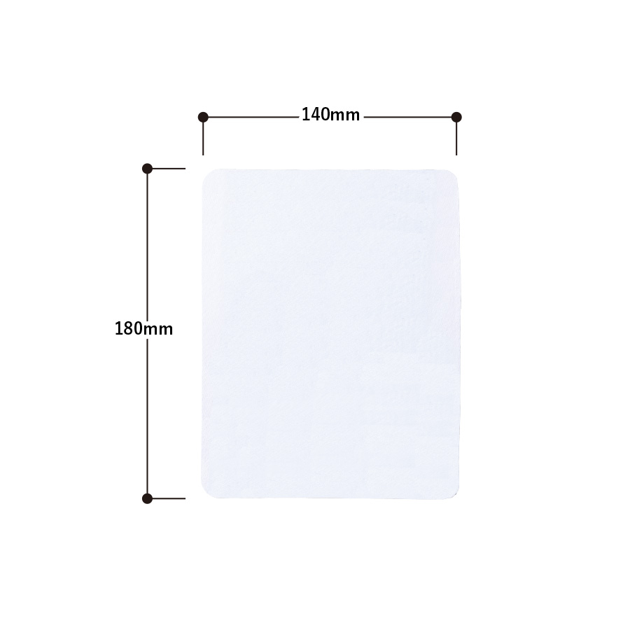 ソフトマウスパッド スクエア ホワイト | 【販促グッズドットコム