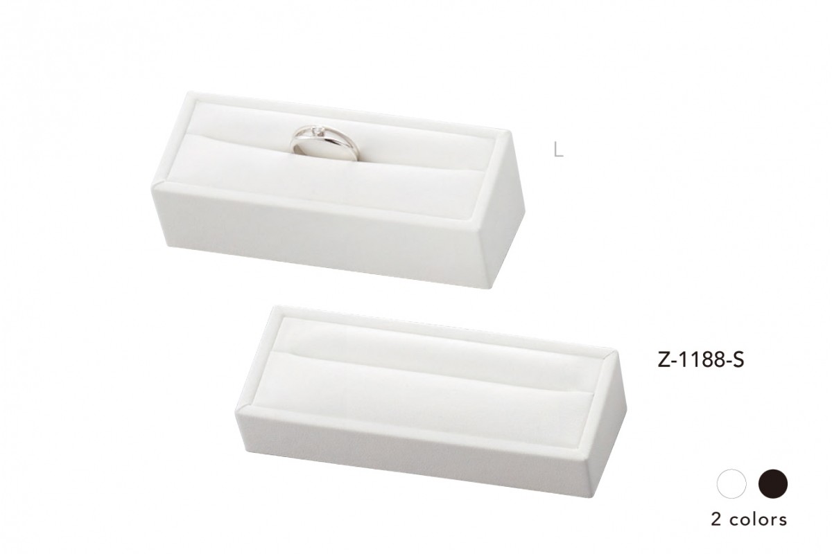 レザーディスプレイ リング3本差しスタンドS（Z-1188-S）｜hacoful