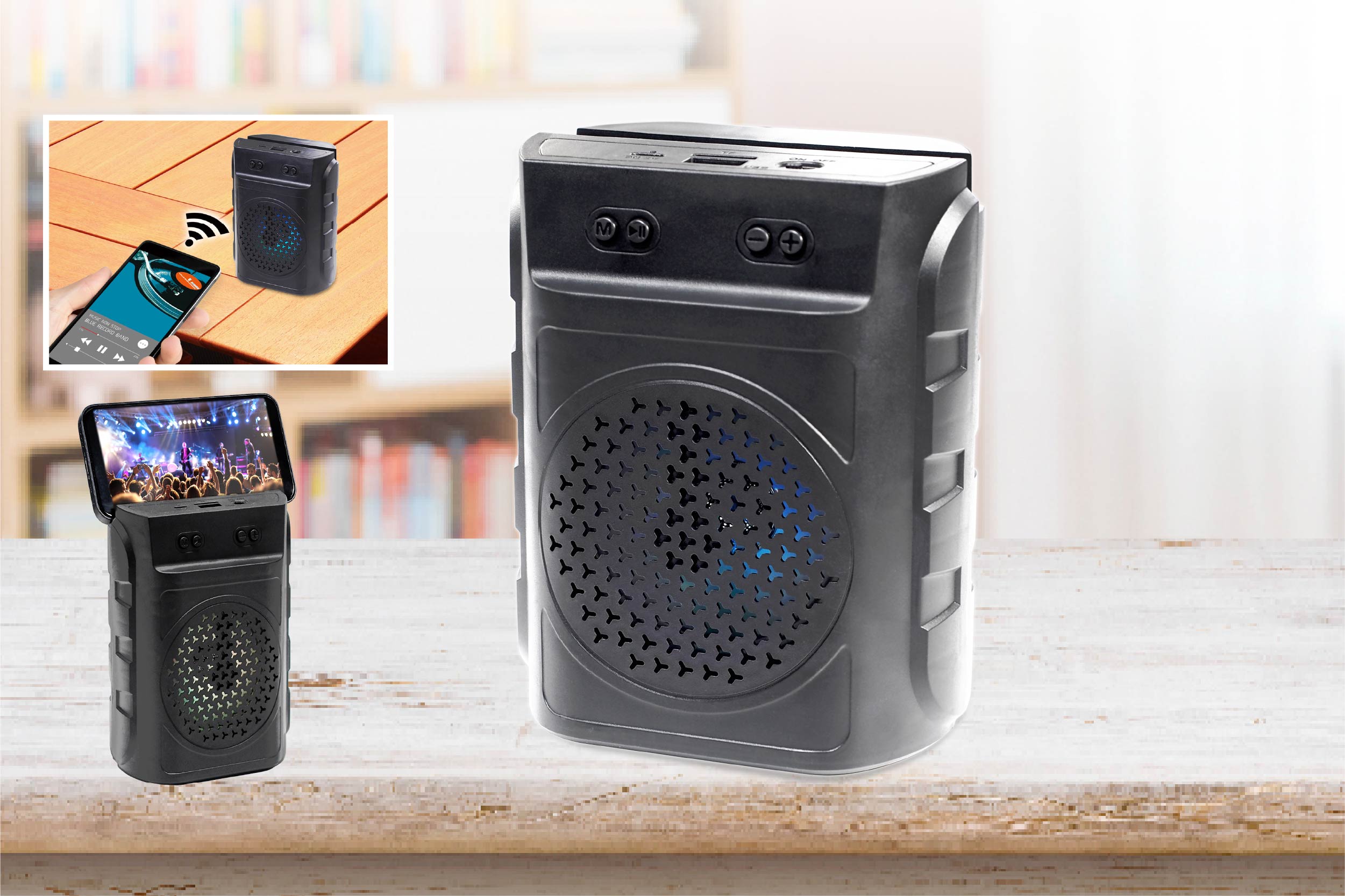 ワイヤレススピーカー モノクローム | 株式会社ハック