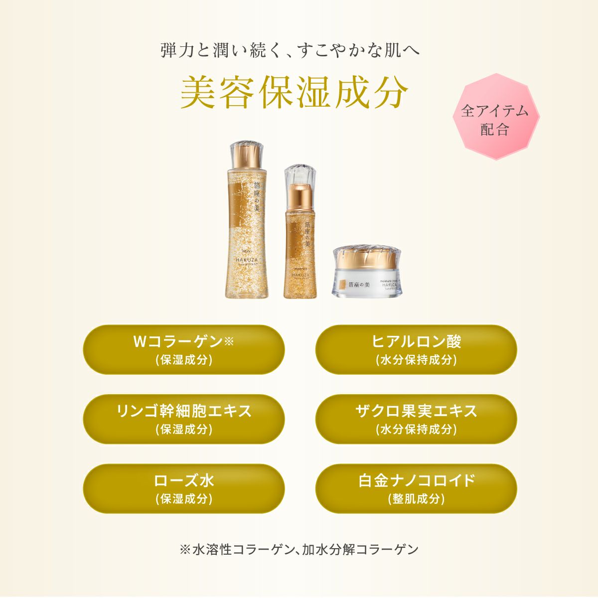 スキンケアトライアル3点セット 【初回限定・送料無料】 | 箔座