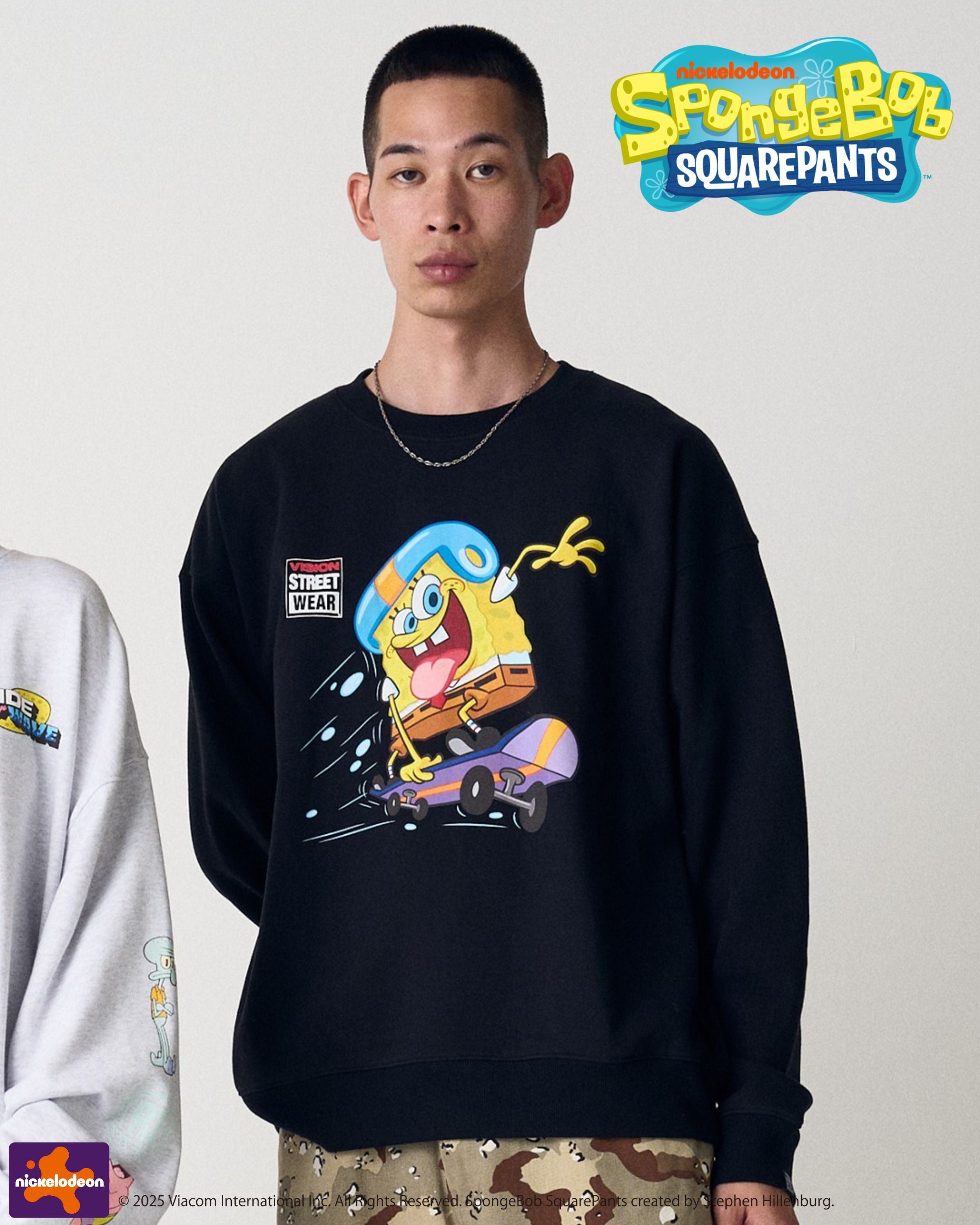 VISION STREET WEAR×スポンジ・ボブ】Skateboard Sweatshirt / POP