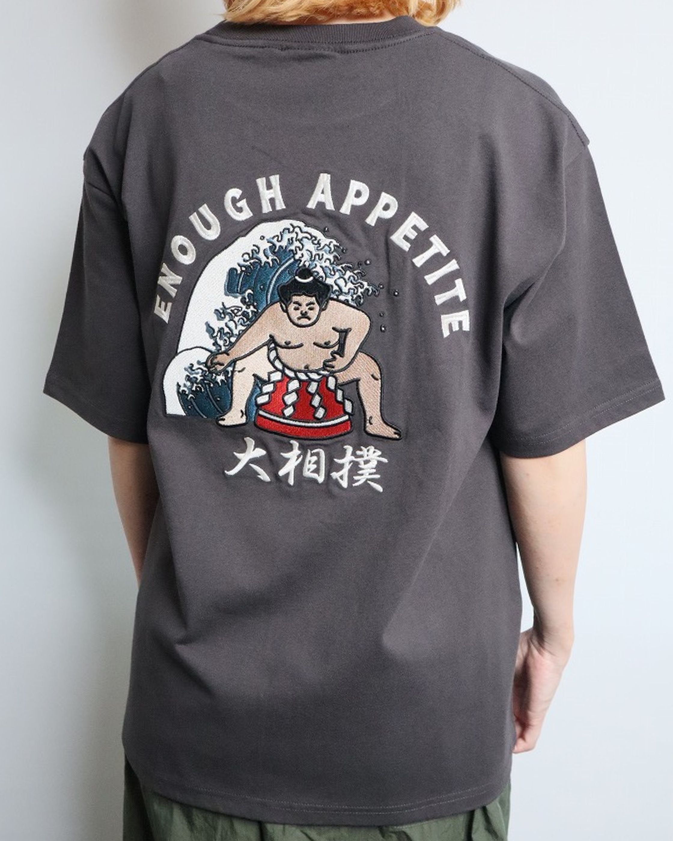 JapanSeries】SUMOU Embroidered Tee – Ha-Li-C STORE（ハリックストア