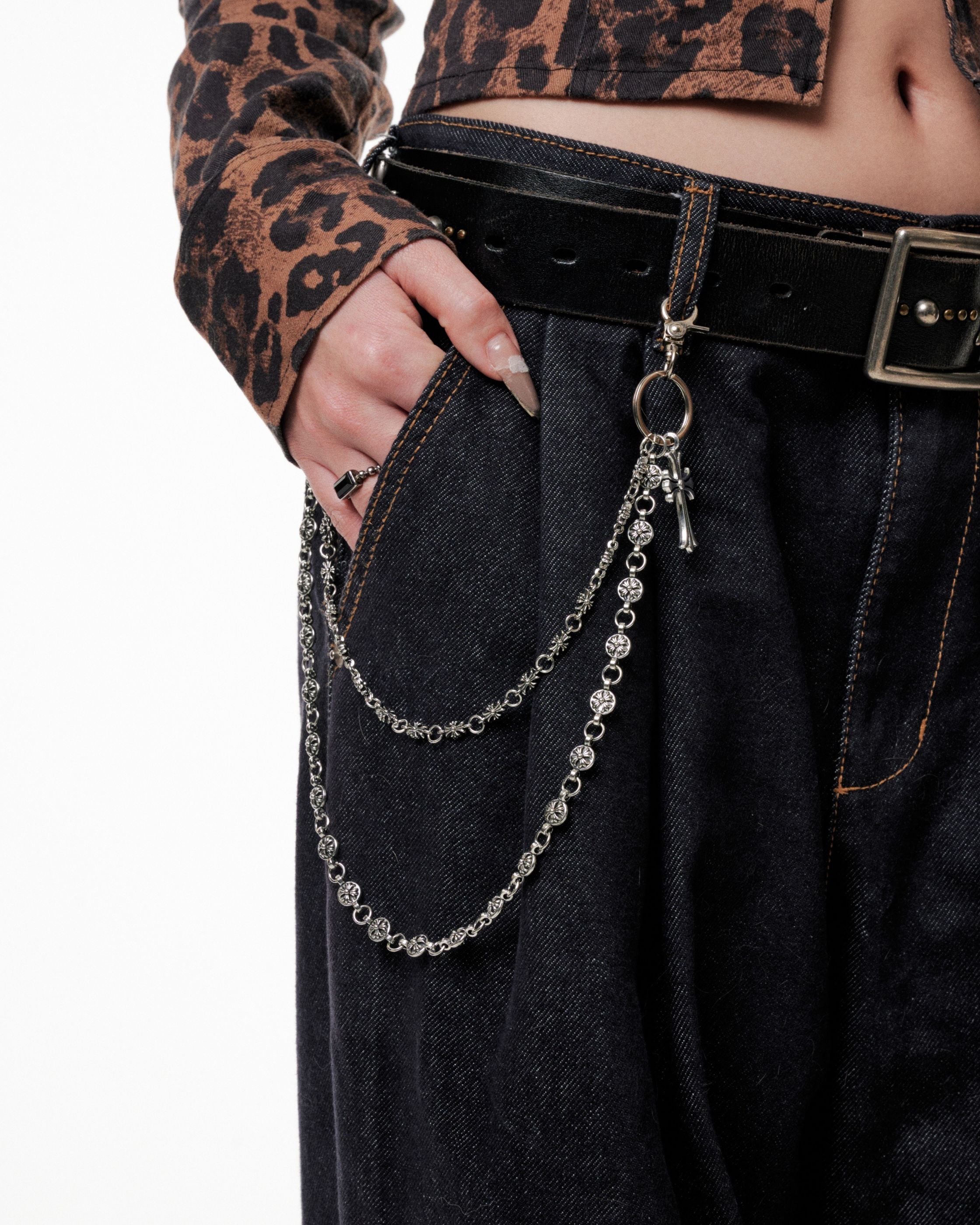 YEONI/UNRULED】Cross W Chain belt – Ha-Li-C STORE（ハリックストア