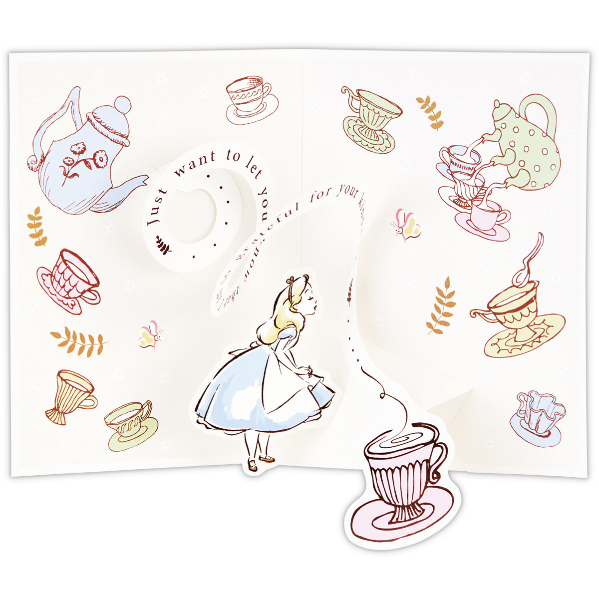 ディズニー ふしぎの国のアリス ティーパーティー【ありがとう／立体