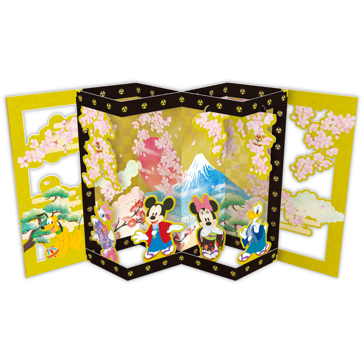 ディズニー 金屏風ハローニッポン【多目的／立体カード】｜日本ホール