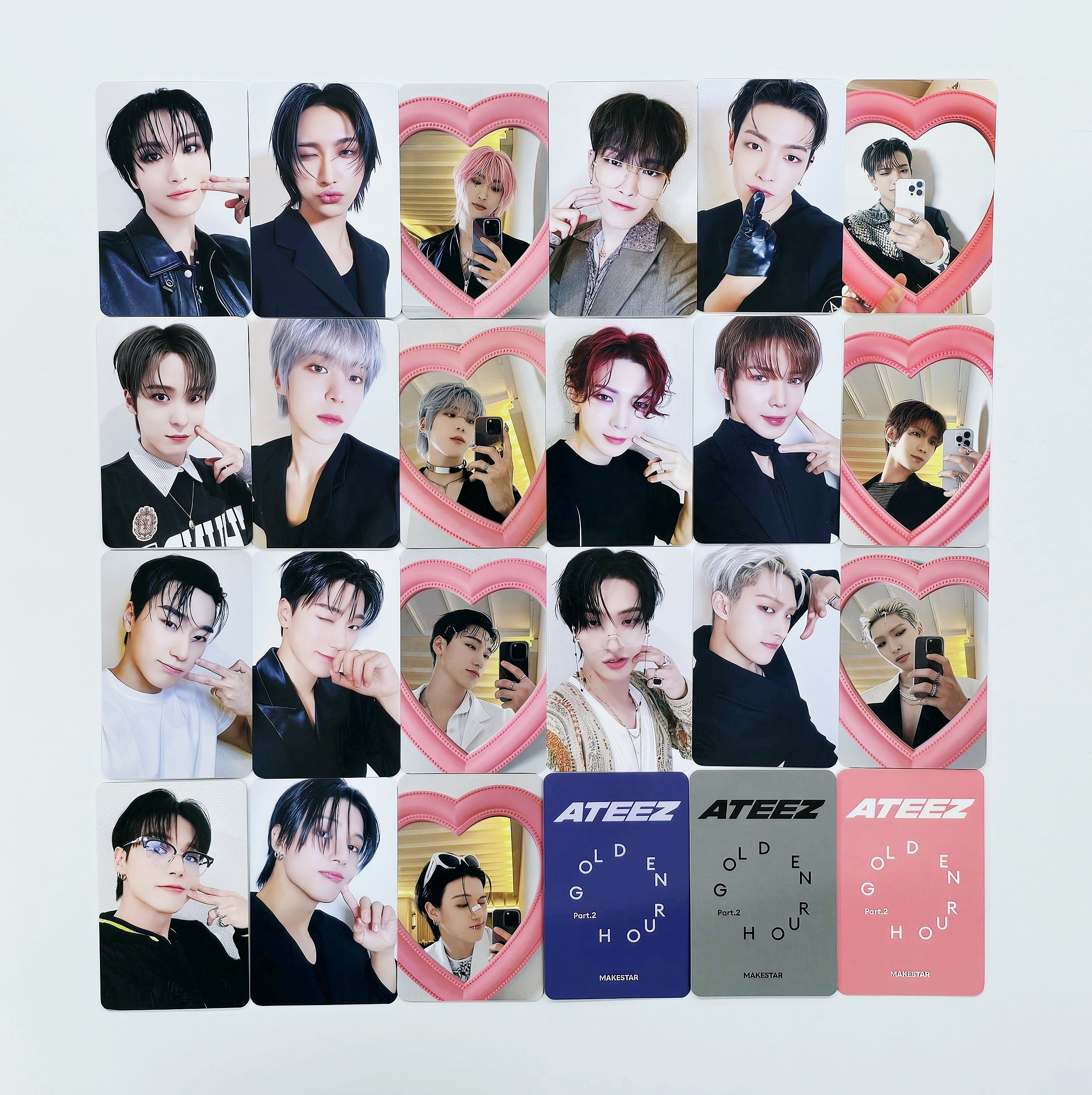 ateez ATEEZ ホンジュン wave illusion トレカ セット ateez ATEEZ