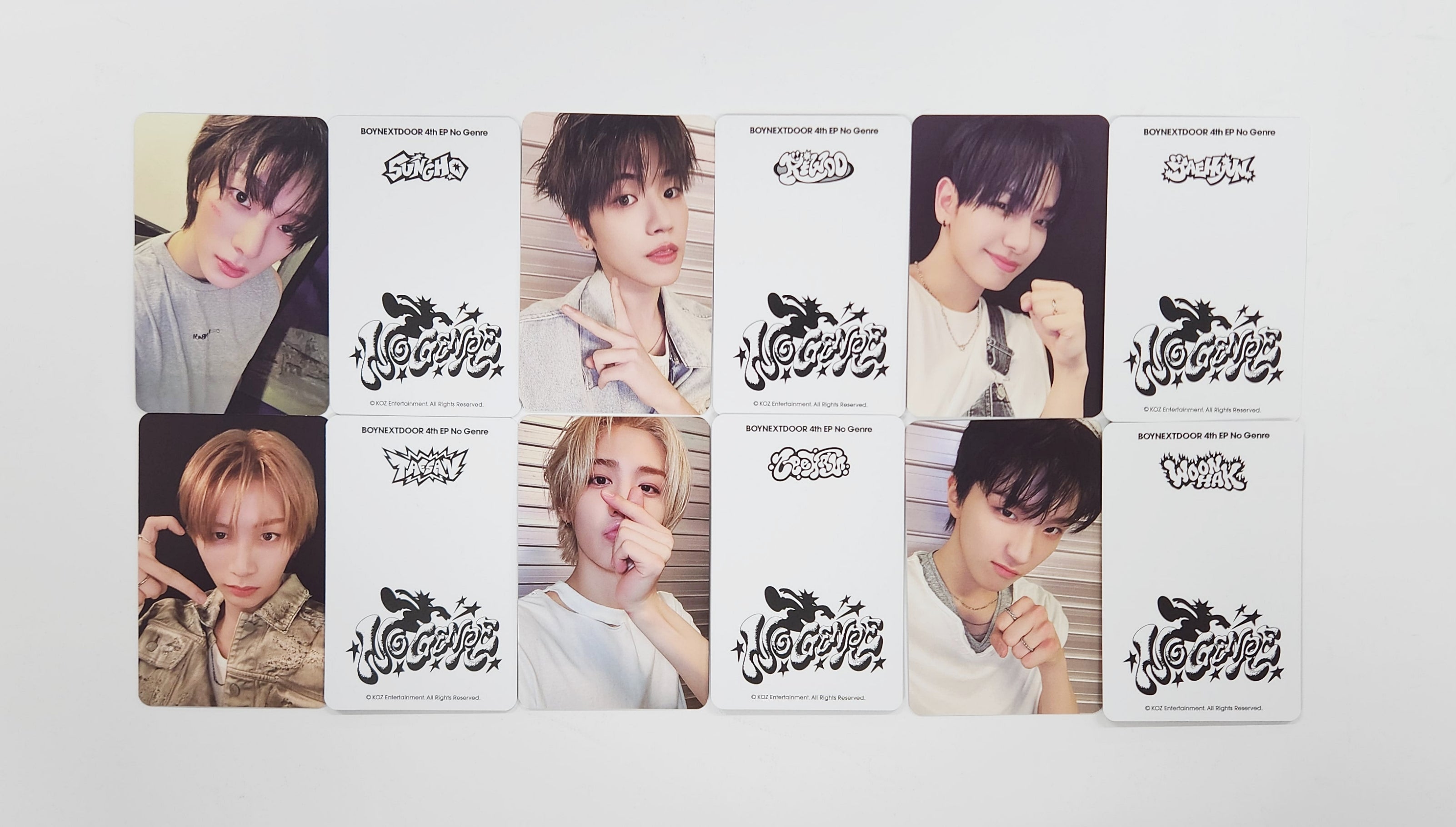 BOYNEXTDOOR No Genre Target US限定 トレカ 6枚 BOYNEXTDOOR no genre