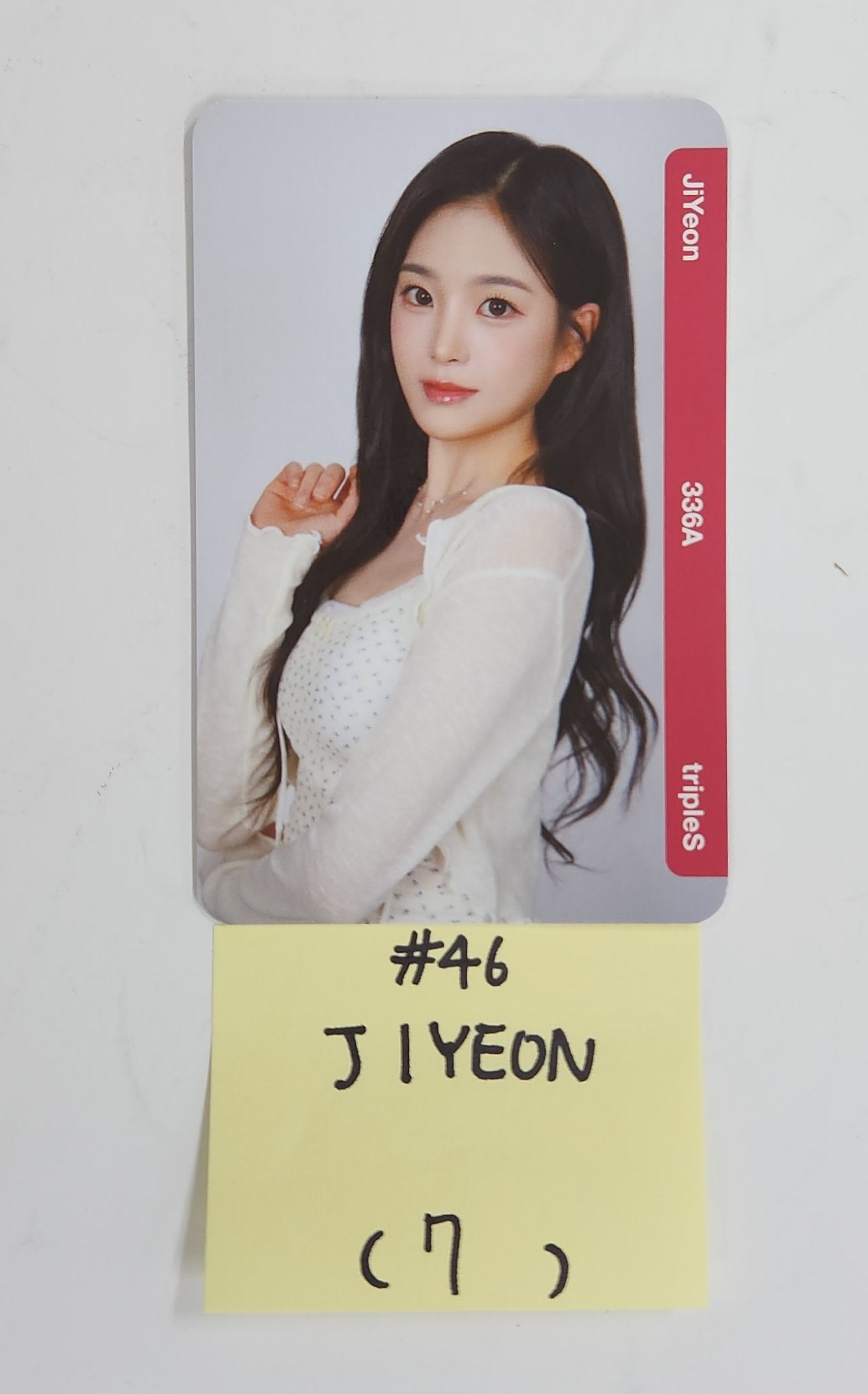 tripleS 直筆サイン入りチェキ ジヨン tripleS JiYeon ジヨン 直筆