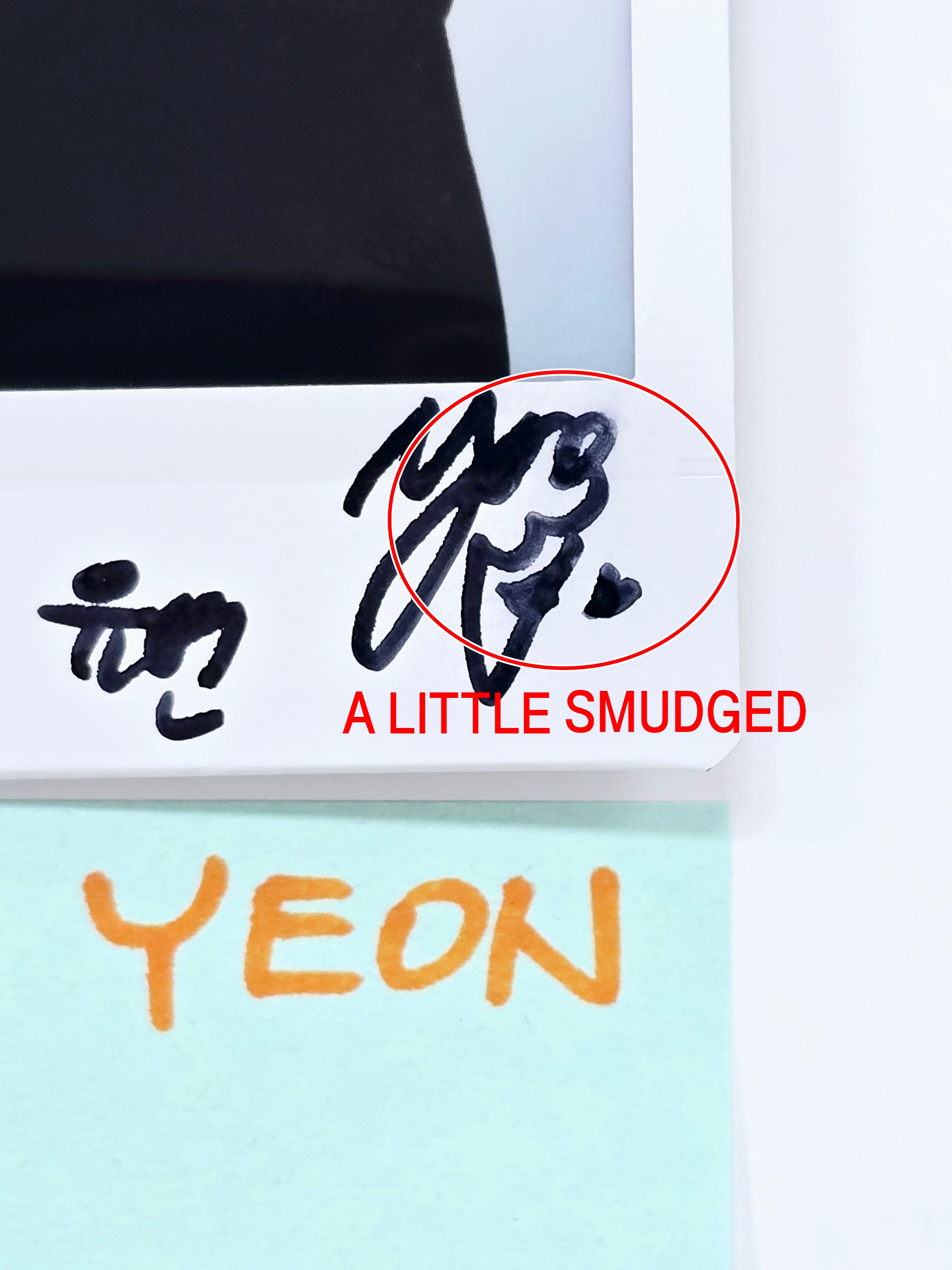 Yooyeon (Of Triples) - Hand Autographed(Signed) Polaroid [25.2.18