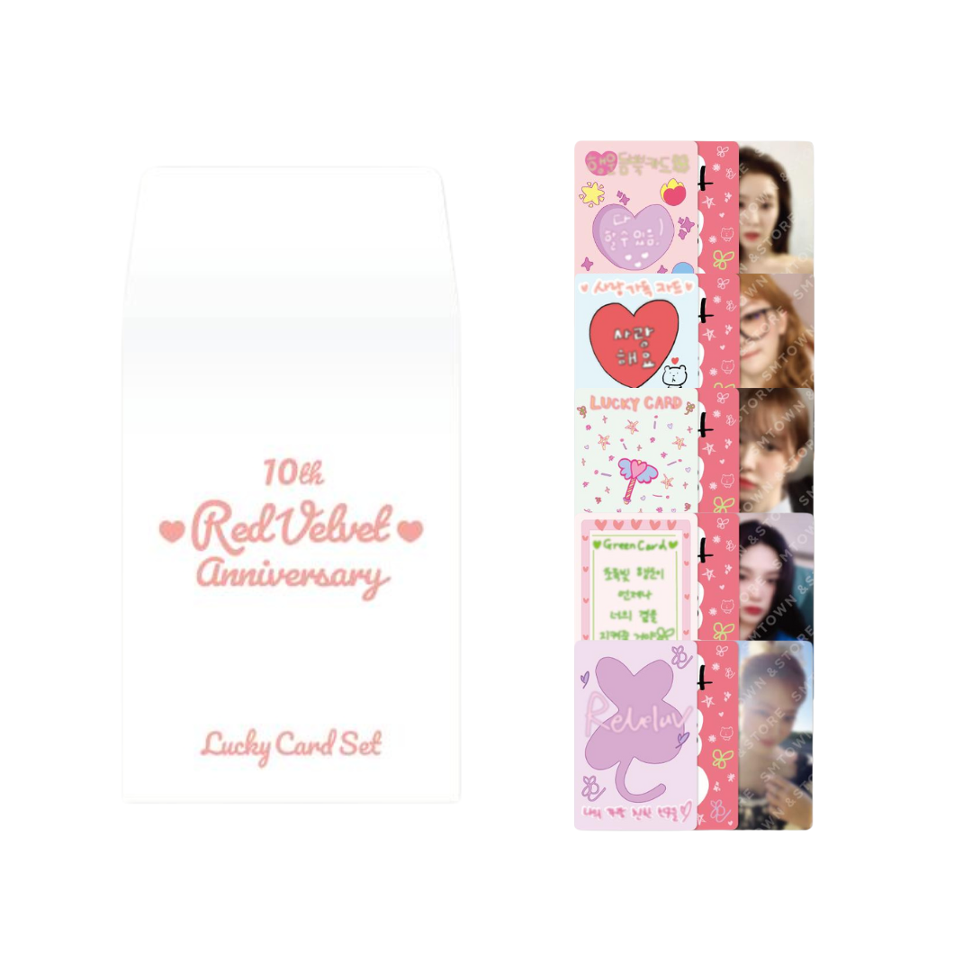 Red Velvet - 10th Anniversary MD (Lucky Card, Doll Prop Set, Party
