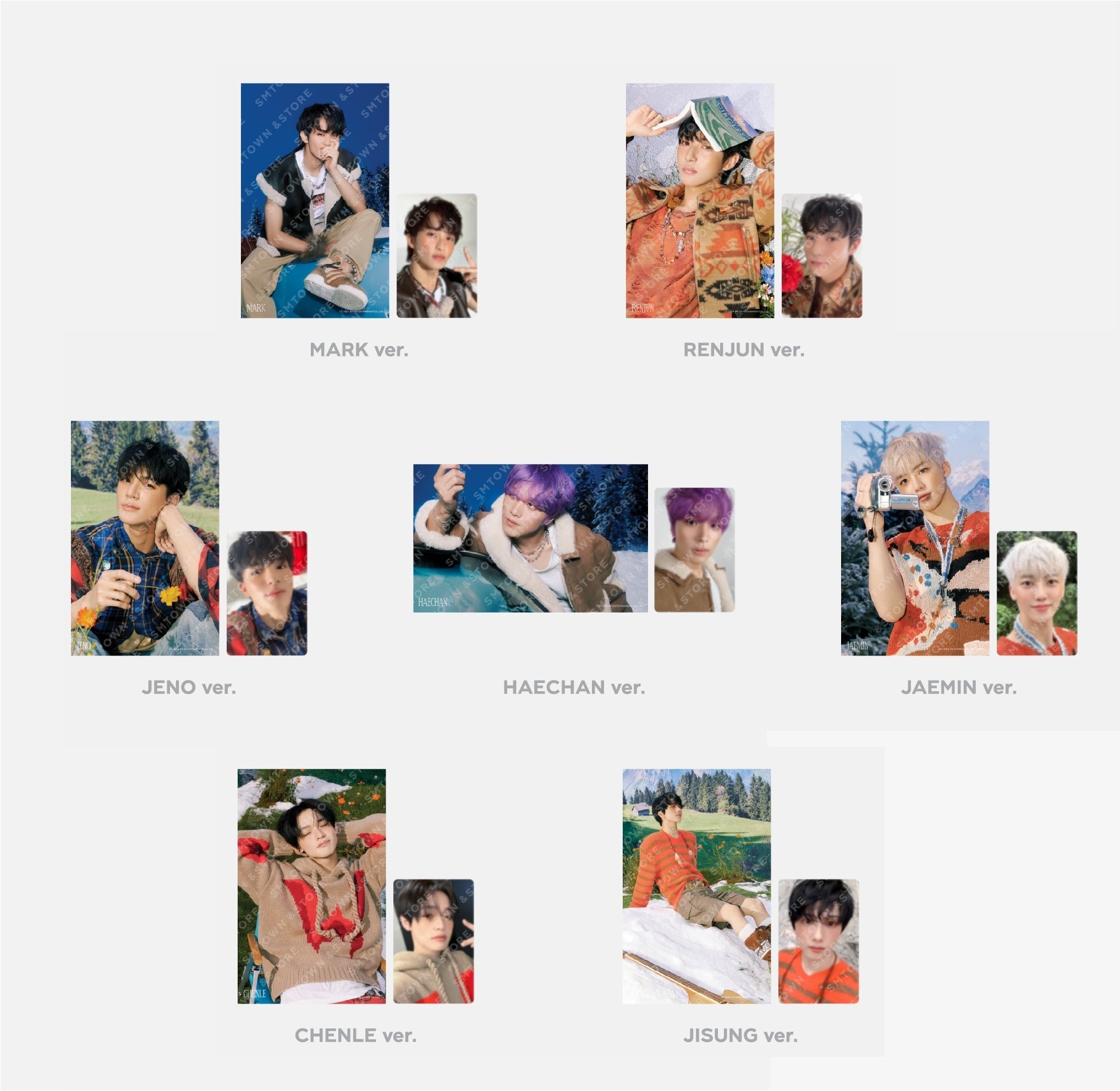 NCT Dream - Special AR Ticket Set, 4 x 6 Photo & Photocard Set