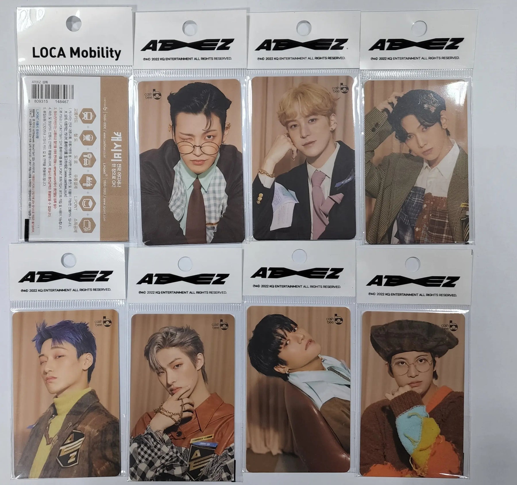 ATEEZ - CASHBEE Photocard - HALLYUSUPERSTORE