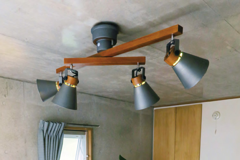 t*k様 照明 LC10798 4灯シーリングライト スライダー ヴィンテージシ t