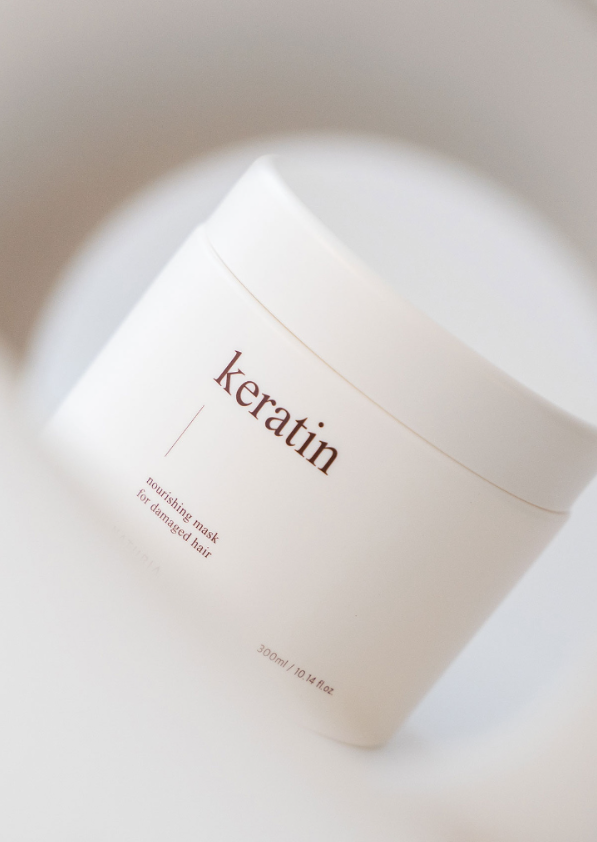 Naturia, Keratin & Aloe Nourishing Mask, 300ml 케라틴 너리싱 마스크