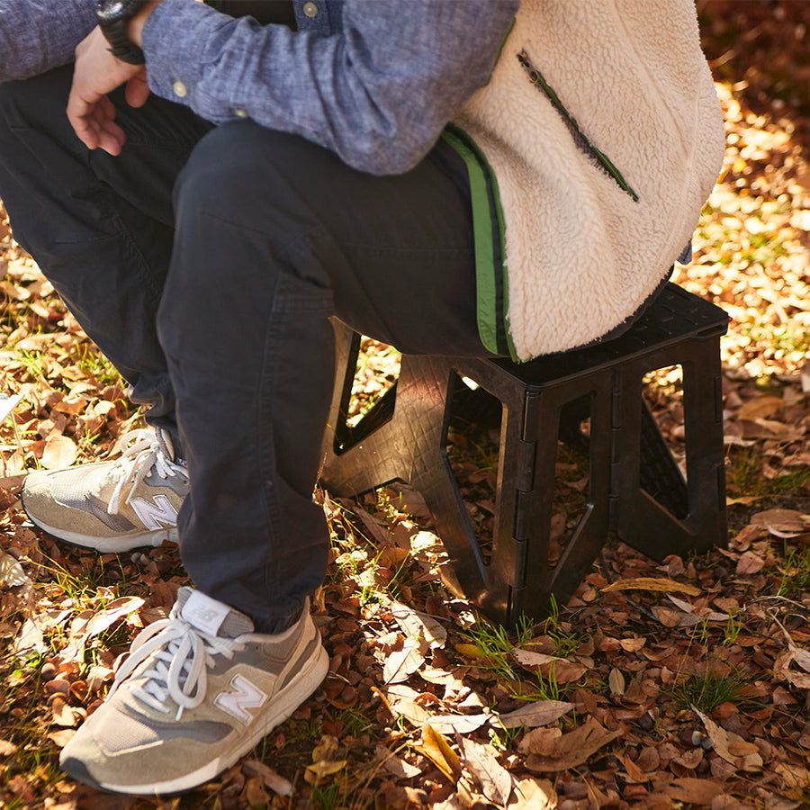 公式】長谷川工業 desta カーボン樹脂 コンパクト踏台 踏み台 スツール