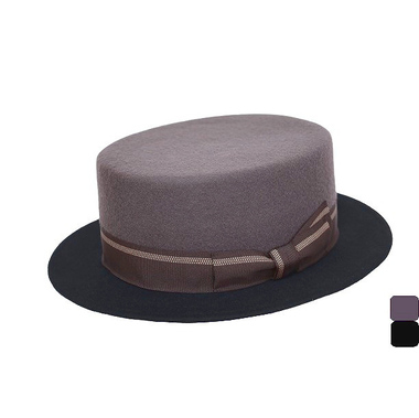 送料無料】NOLノル ウールフェルト カンカン帽 サイズ調節付き