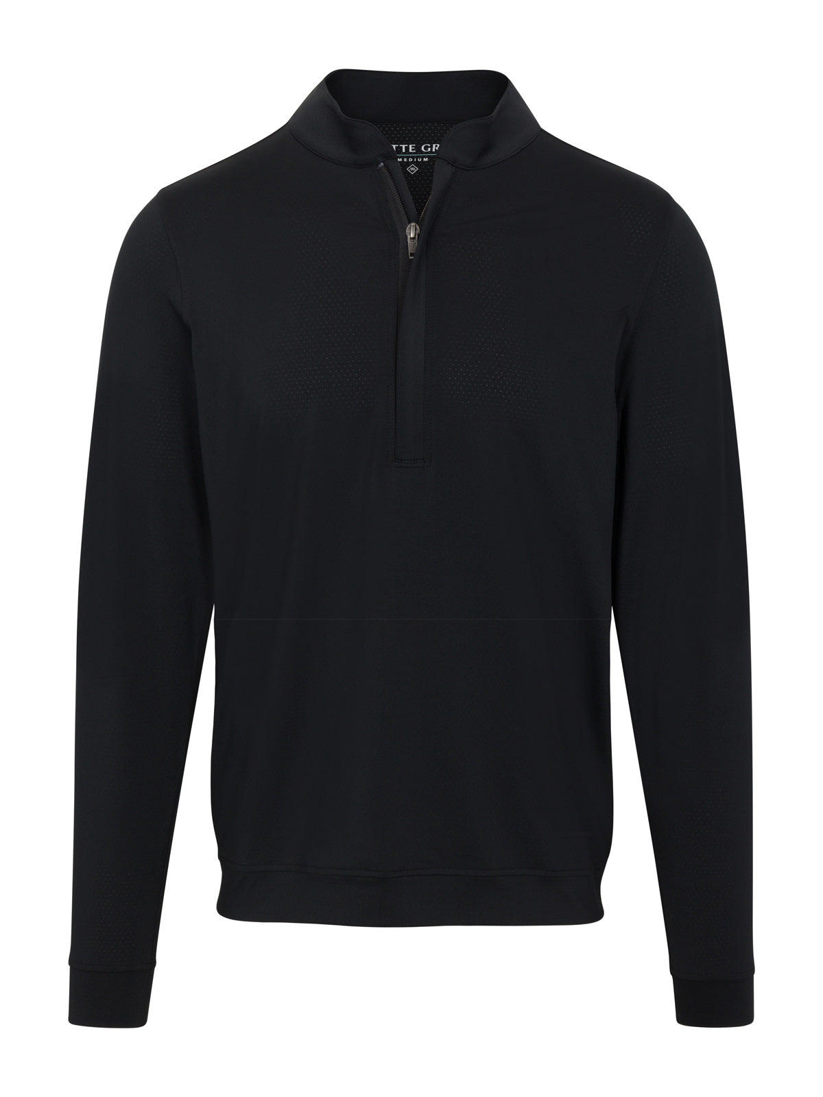 Matte Grey | Zoom ACTV Quarter Zip - Black - Haus of Grey
