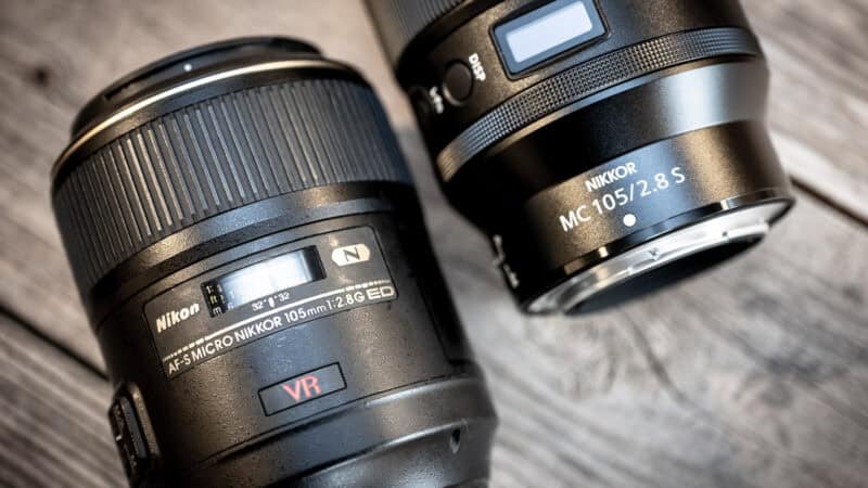 Nikon 105mm f2.8 Macro Lens: Z vs F