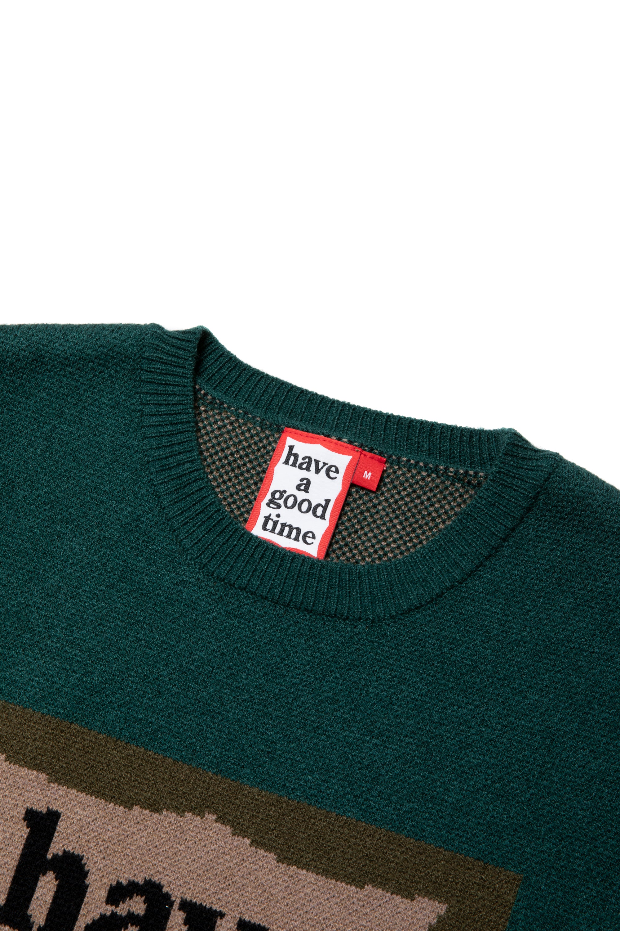 STAR TEAM x have a good time KNIT SWEATER MILITARY GREEN